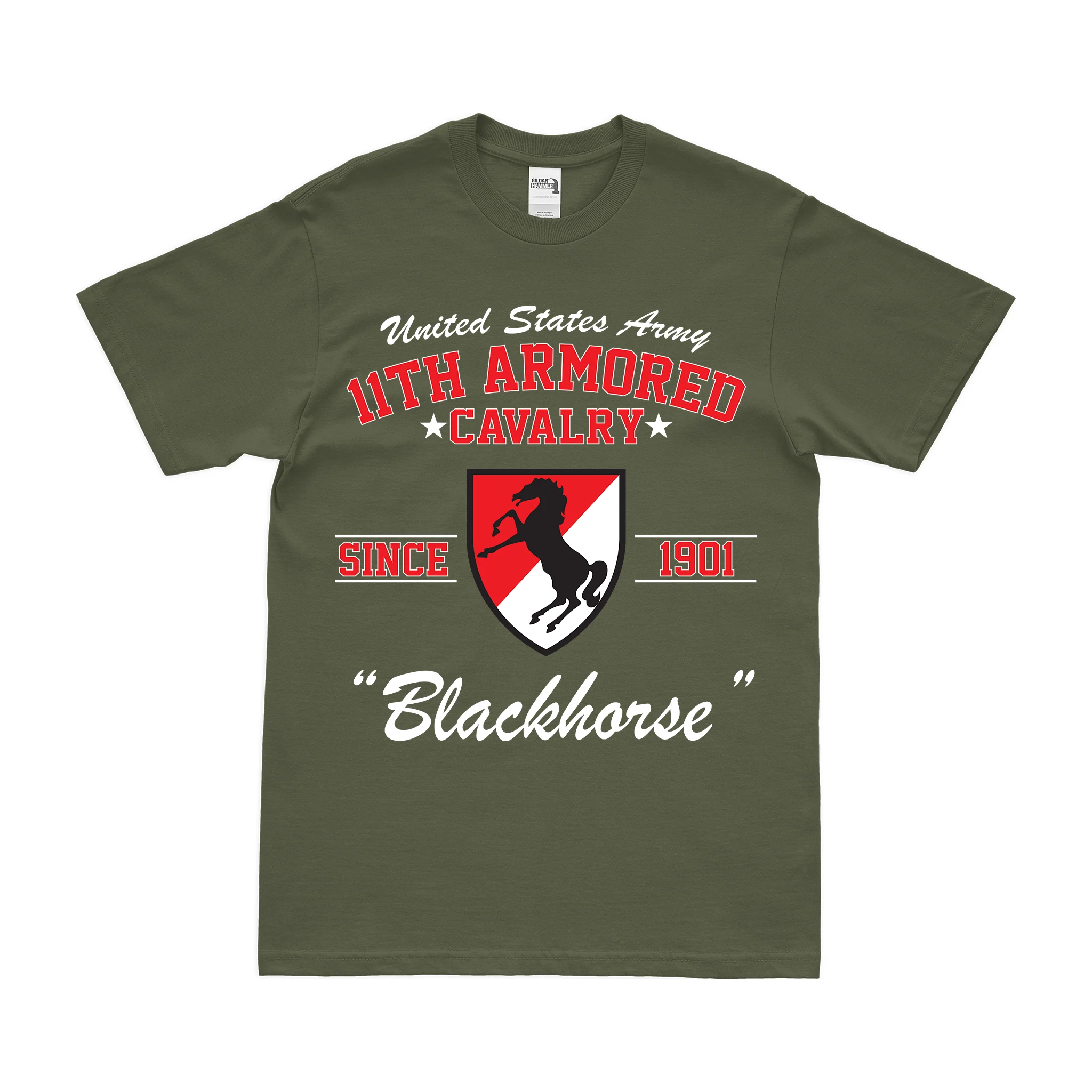 11th ACR Since 1901 'Blackhorse' Legacy Tribute T-Shirt - Image 2
