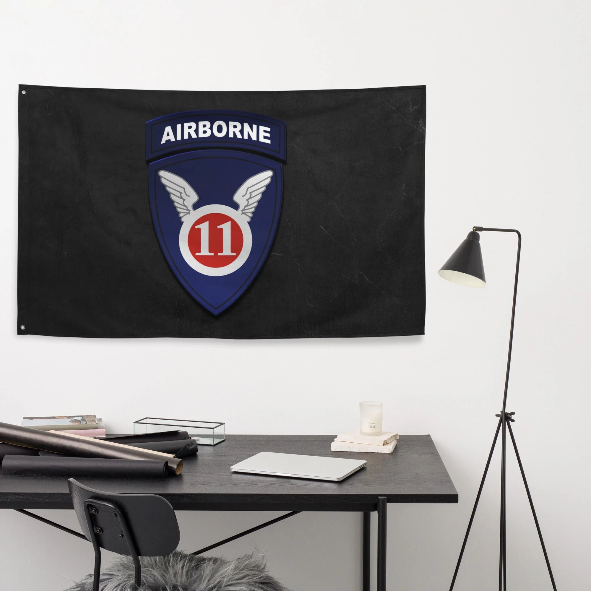 U.S. Army 11th Airborne Division "Arctic Angels" Flag - Image 2
