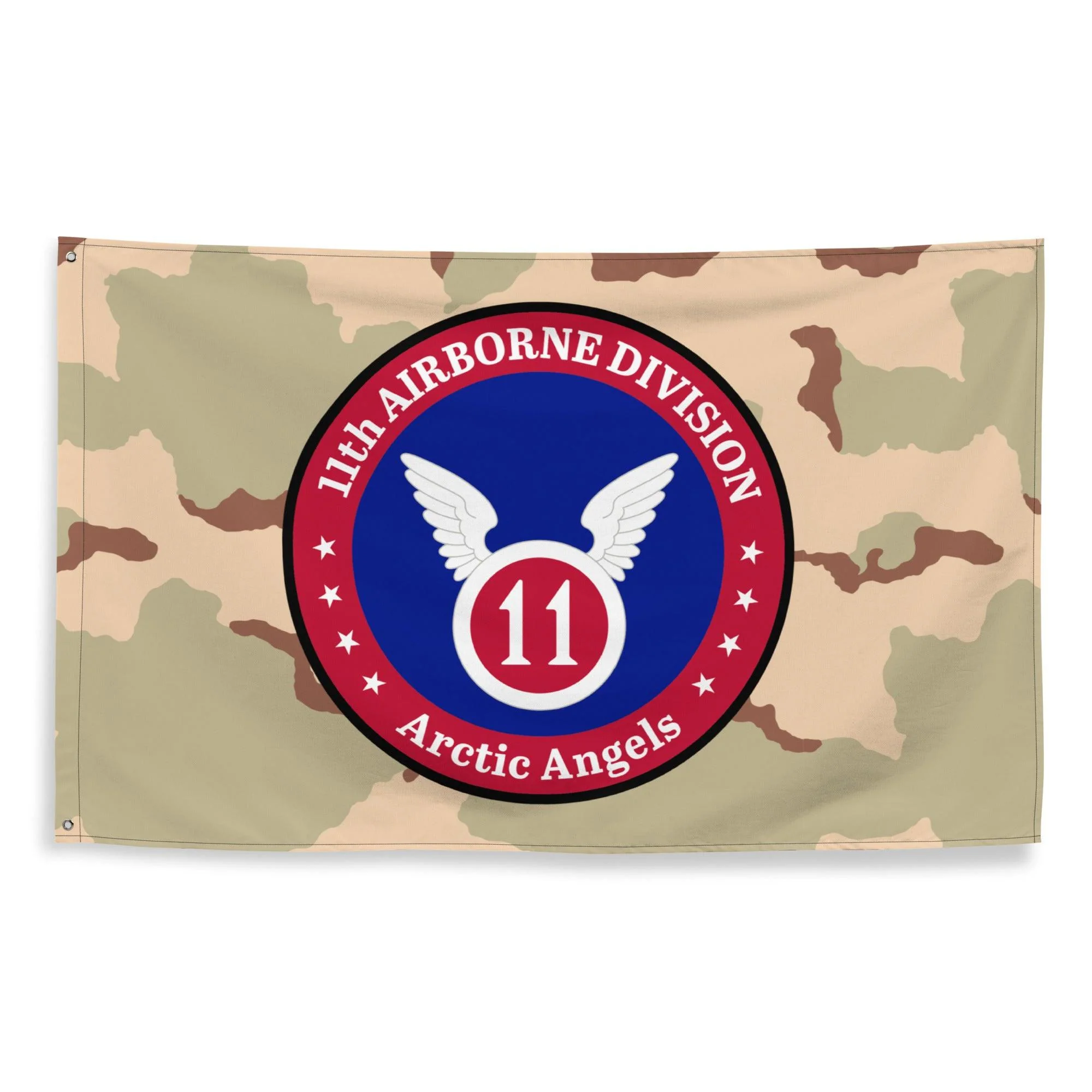11th Airborne Division Emblem DCU Camo Flag - Image 3