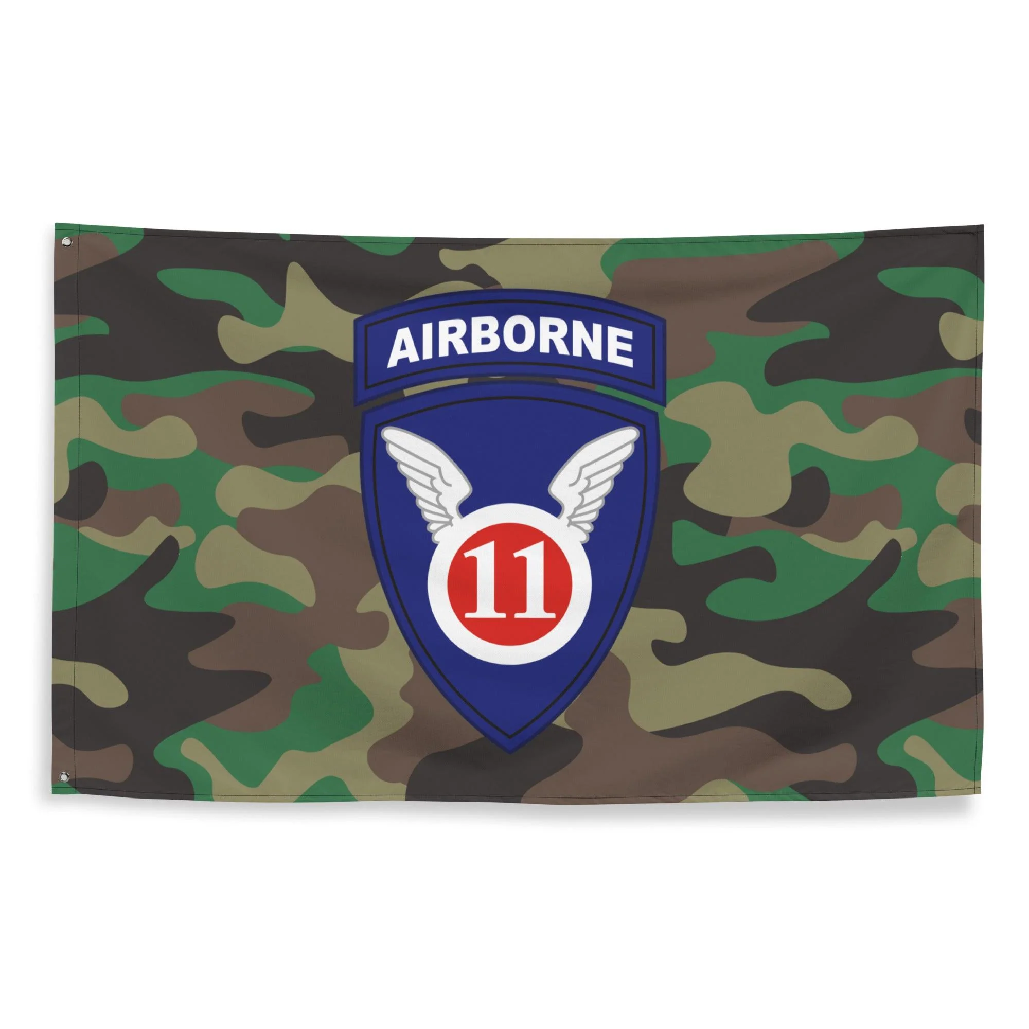 11th Airborne Division M81 Woodland Camo Flag - Image 3