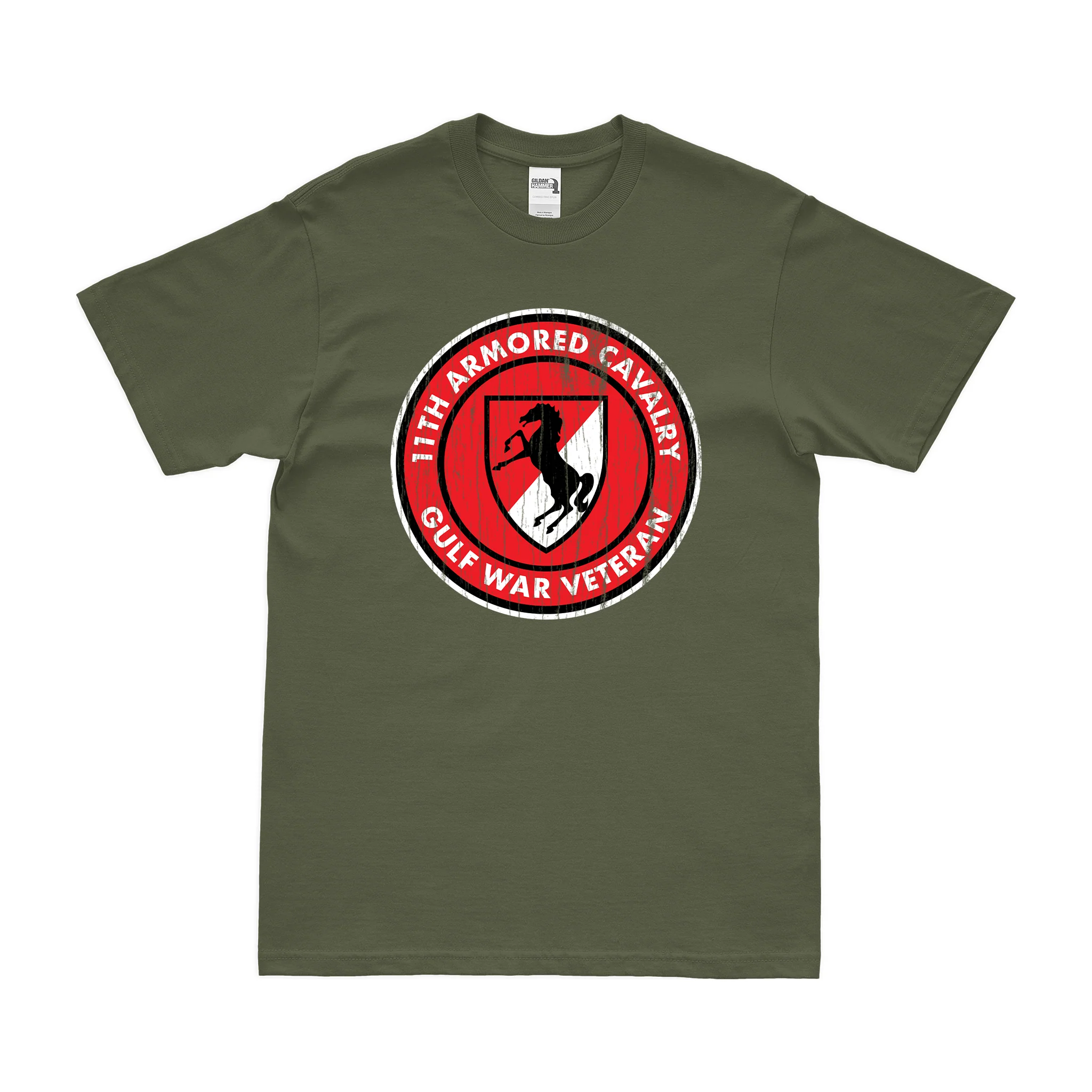 11th Armored Cavalry (11th ACR) Gulf War Veteran T-Shirt - Image 4