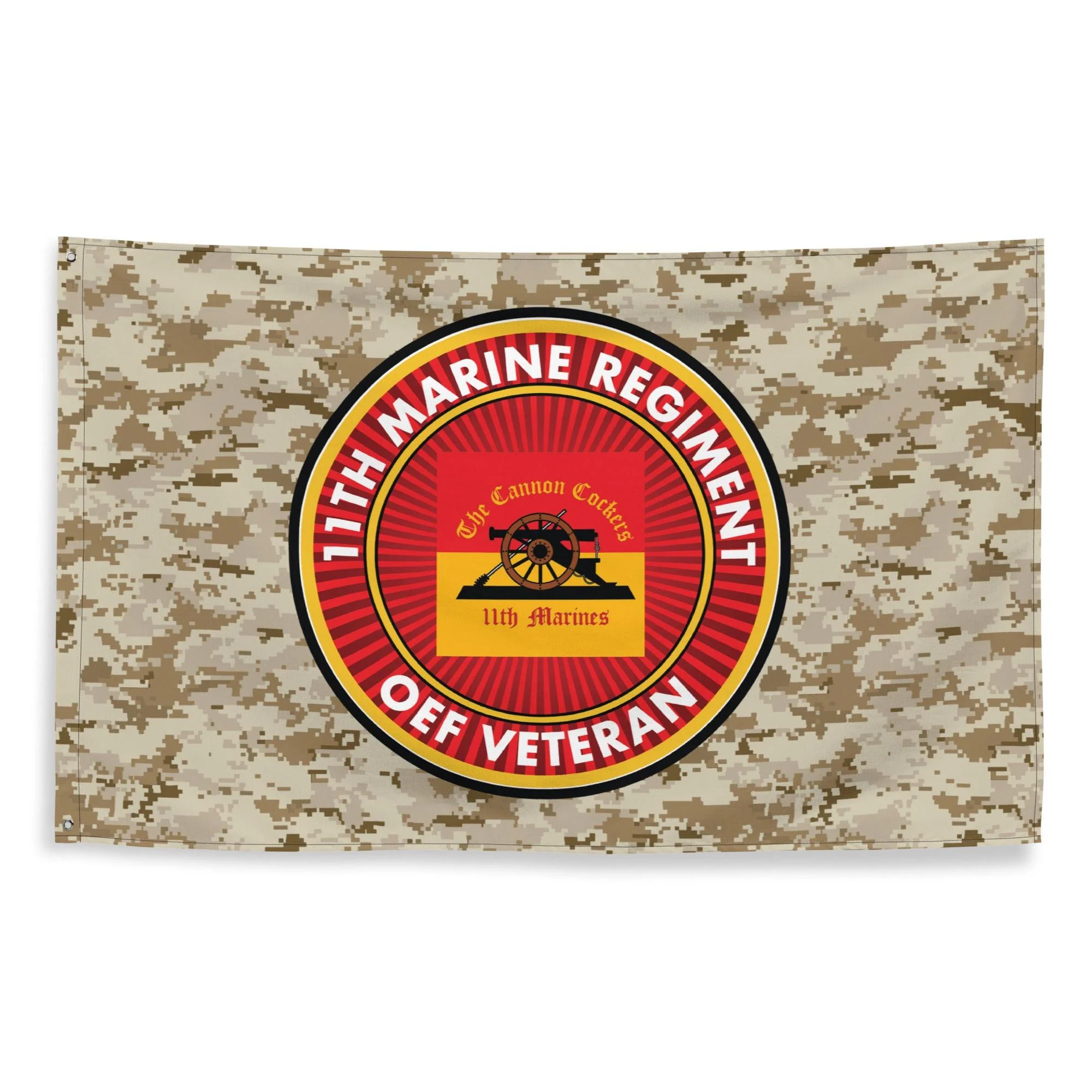 11th Marine Regiment Enduring Freedom OEF Veteran MARPAT Flag - Image 4