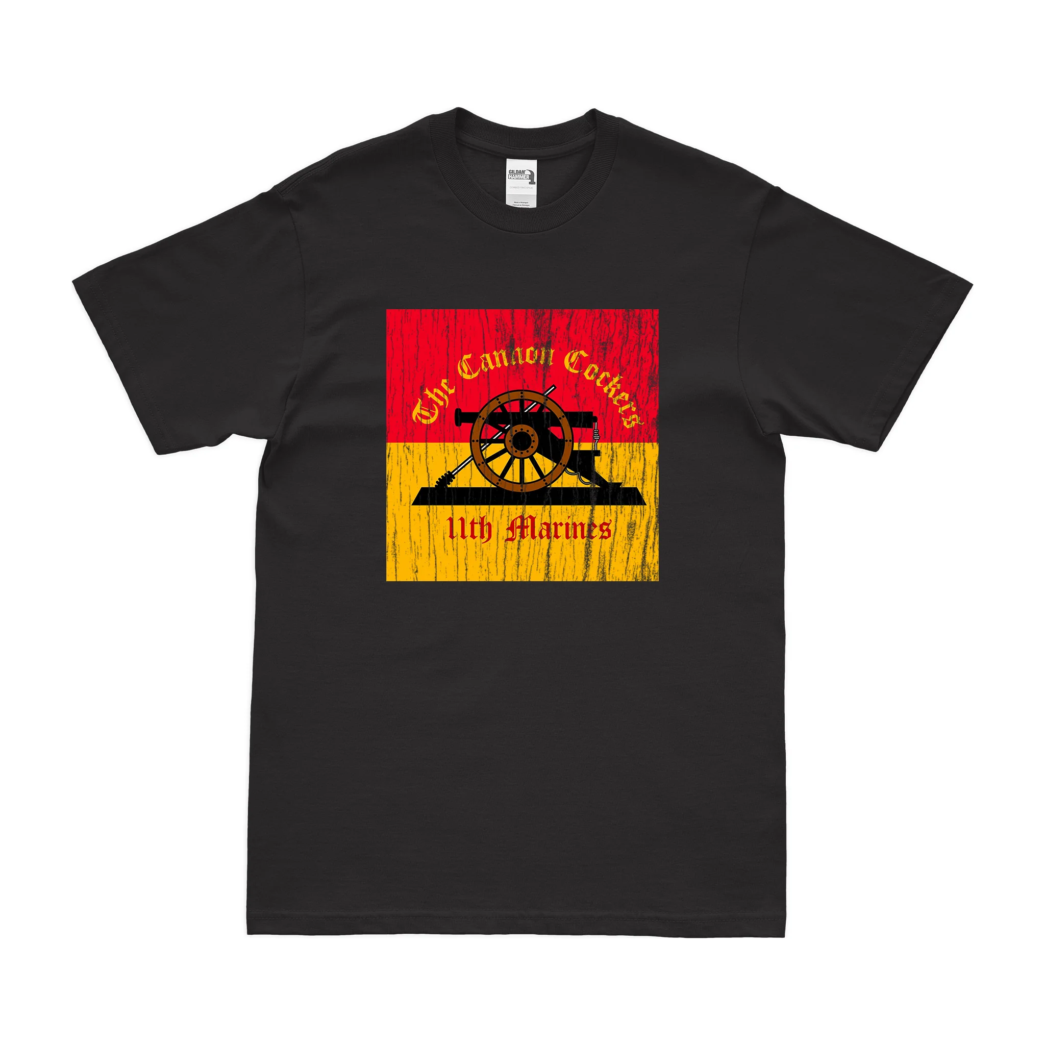 11th Marine Regiment Unit Emblem T-Shirt - Image 3