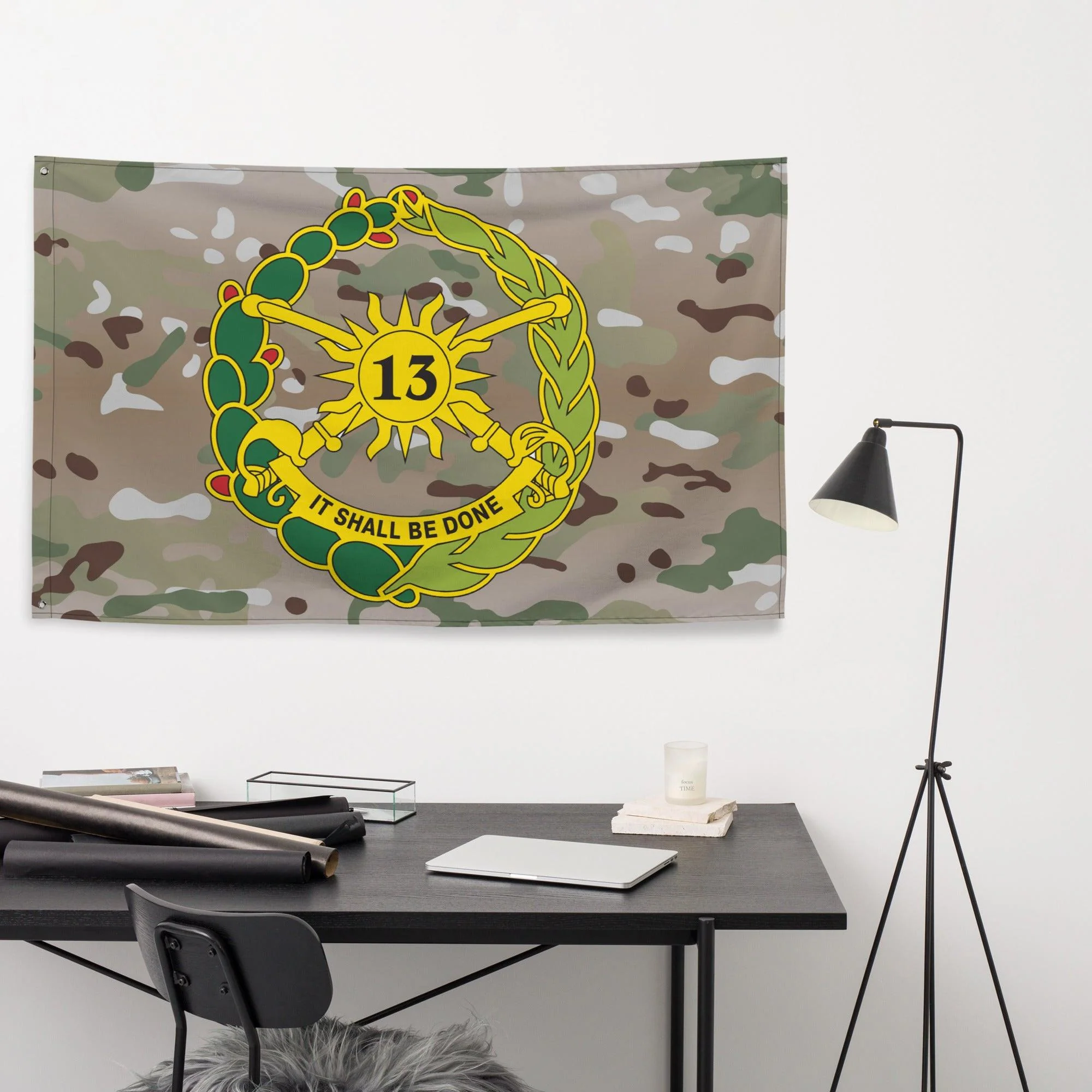 13th Cavalry Regiment Multicam Flag - Image 3