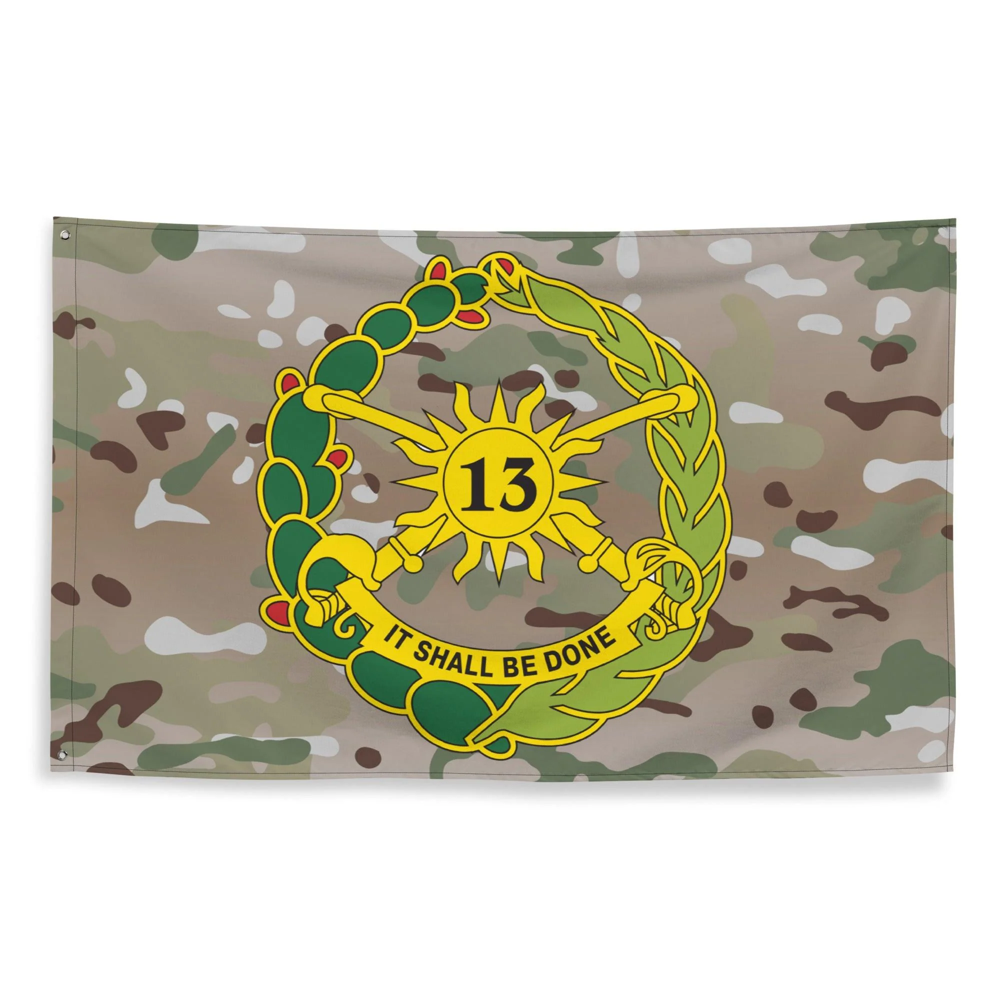 13th Cavalry Regiment Multicam Flag - Image 4