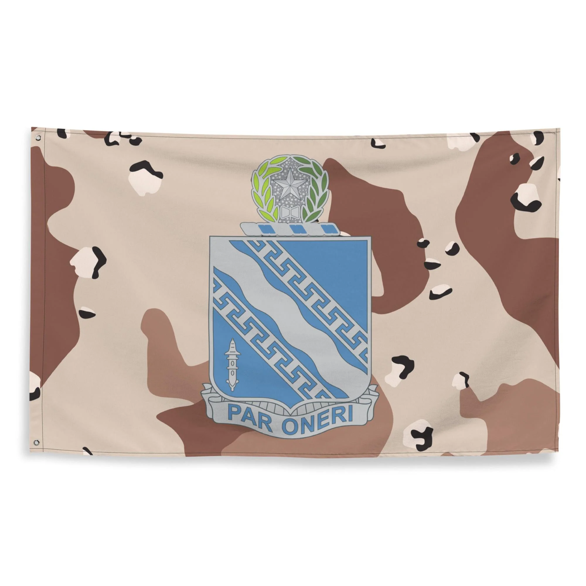 U.S. Army 144th Infantry Regiment Chocolate-Chip Camo Flag - Image 4