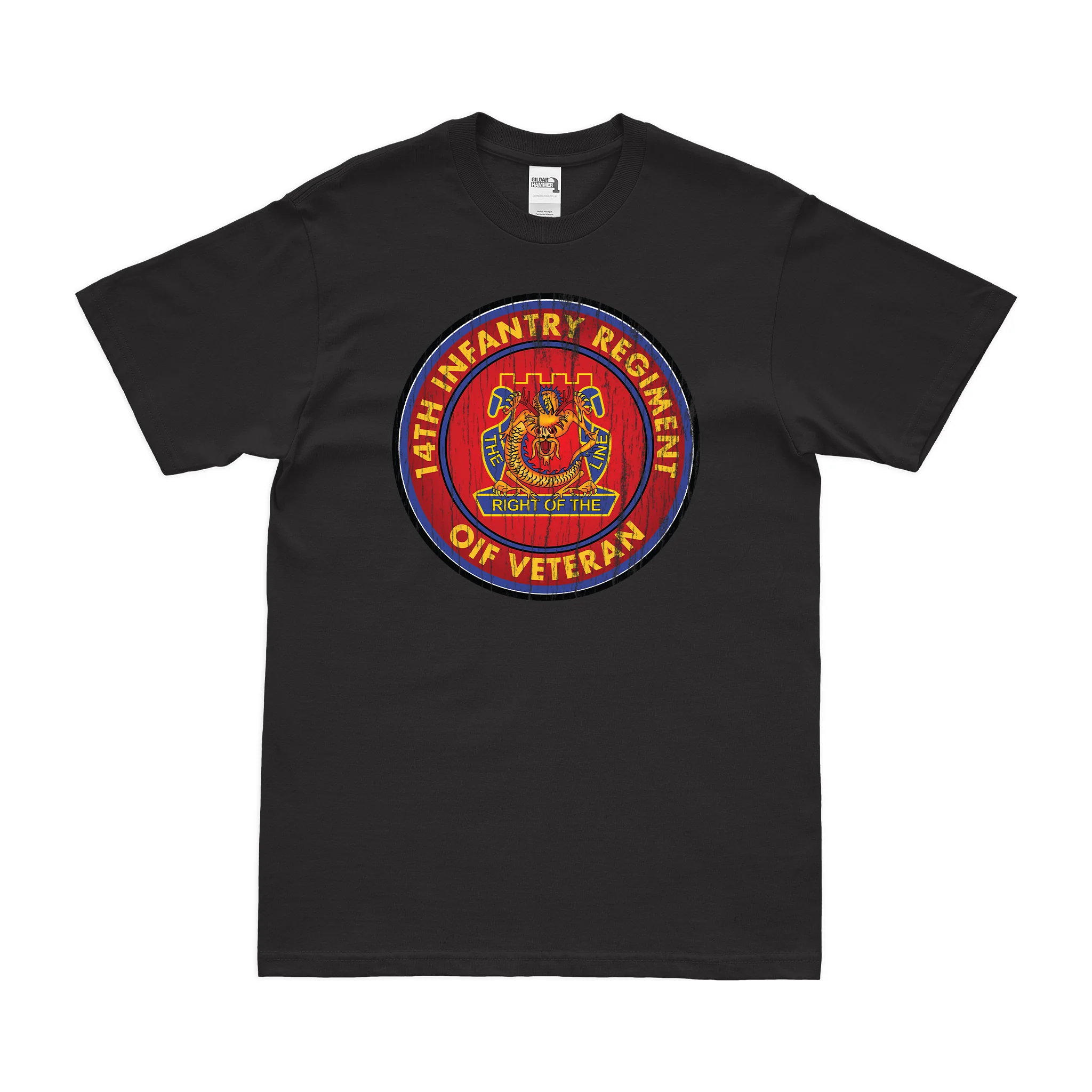 14th Infantry Regiment OIF Veteran T-Shirt - Image 3