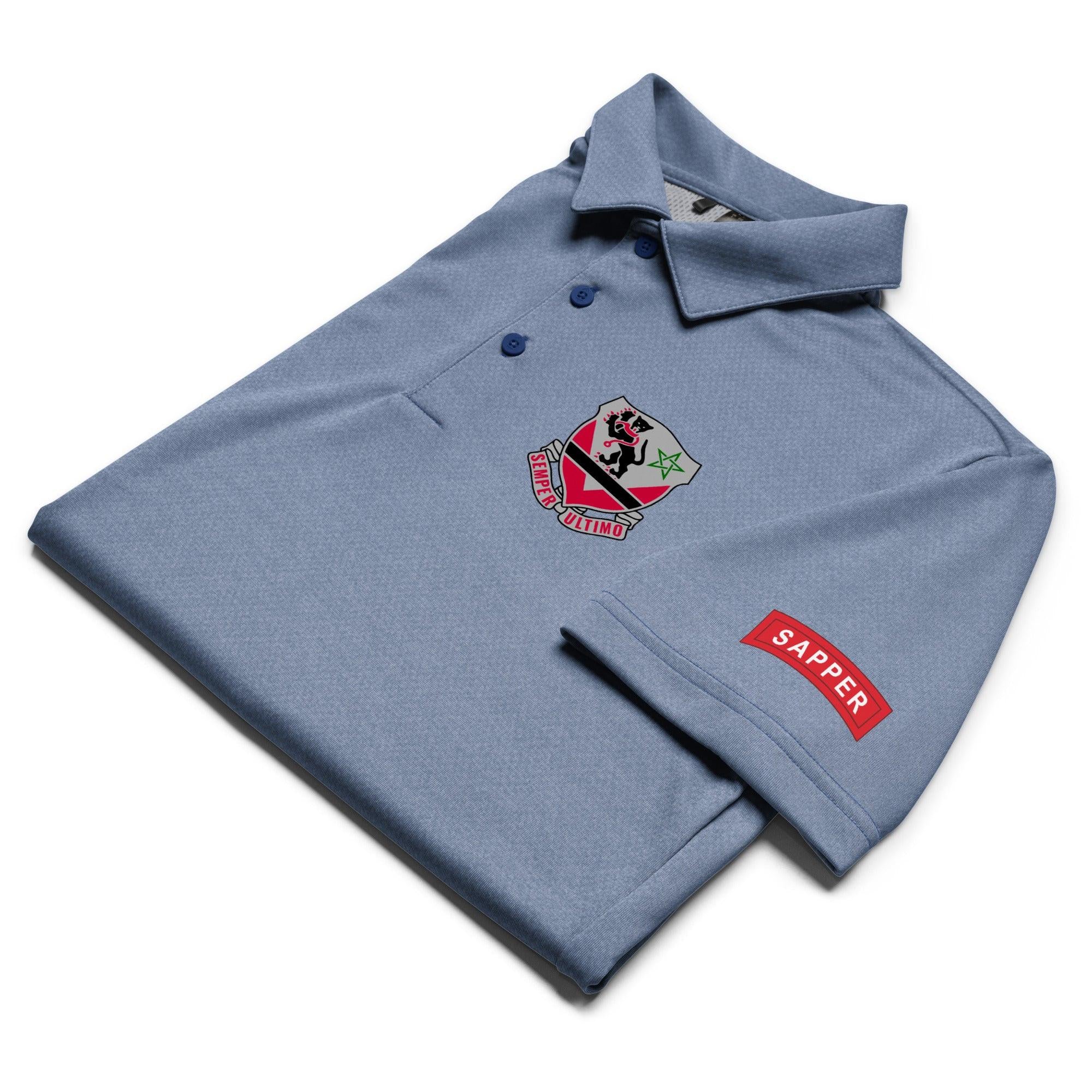 16th Engineer Battalion Adidas® Space-Dyed Polo - Image 15