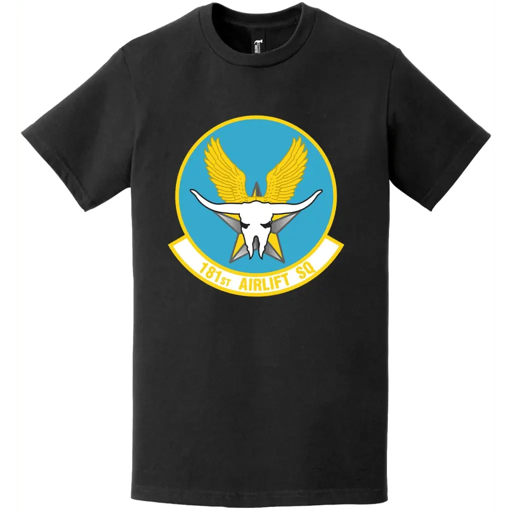 181st Airlift Squadron Logo Emblem T-Shirt