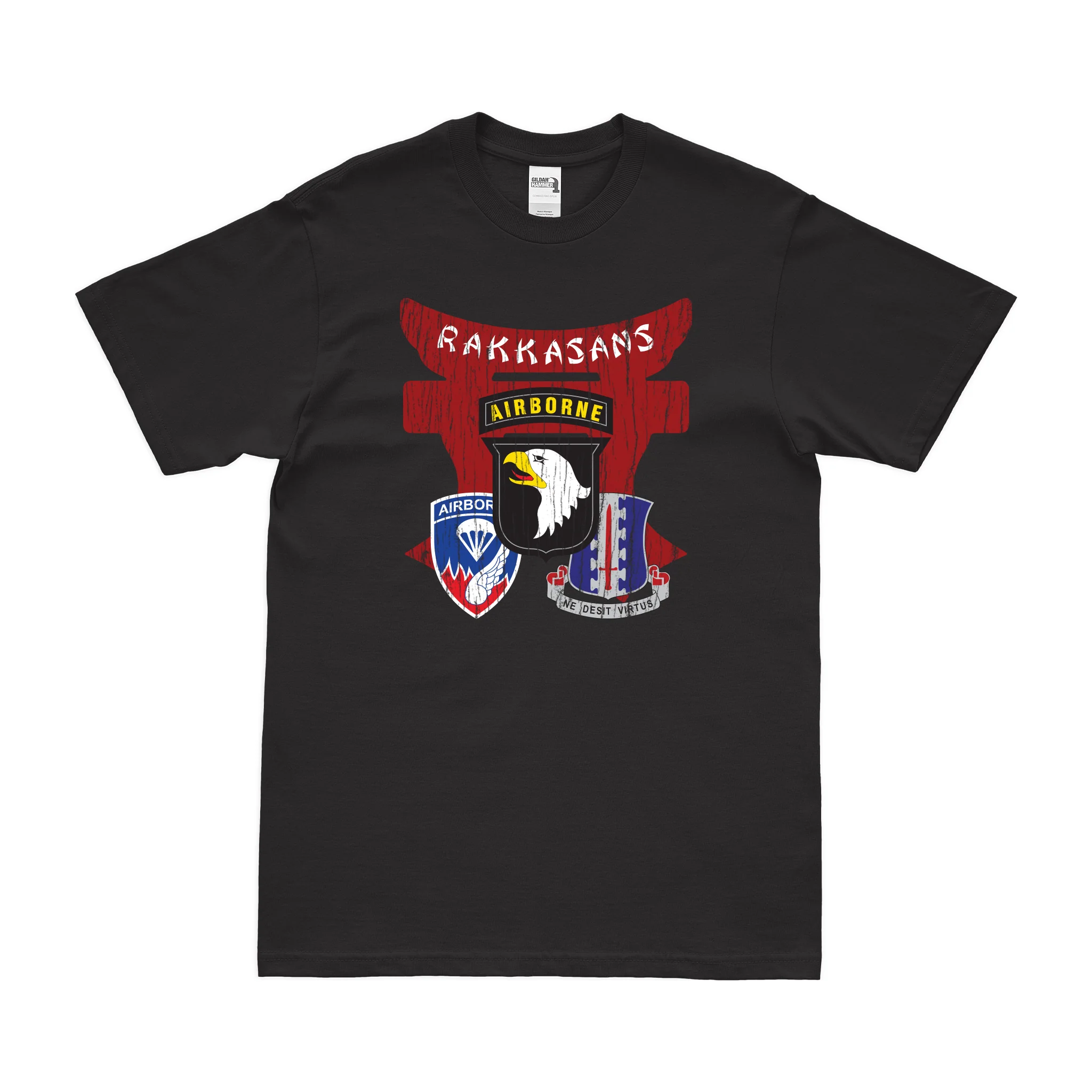 187th Airborne Infantry 'Rakkasans' 101st Airborne Tori T-Shirt - Image 3