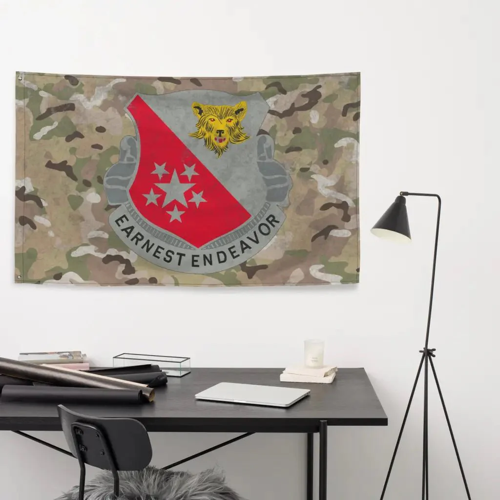 1905th Engineer Aviation Battalion Indoor Wall Flag - Image 4