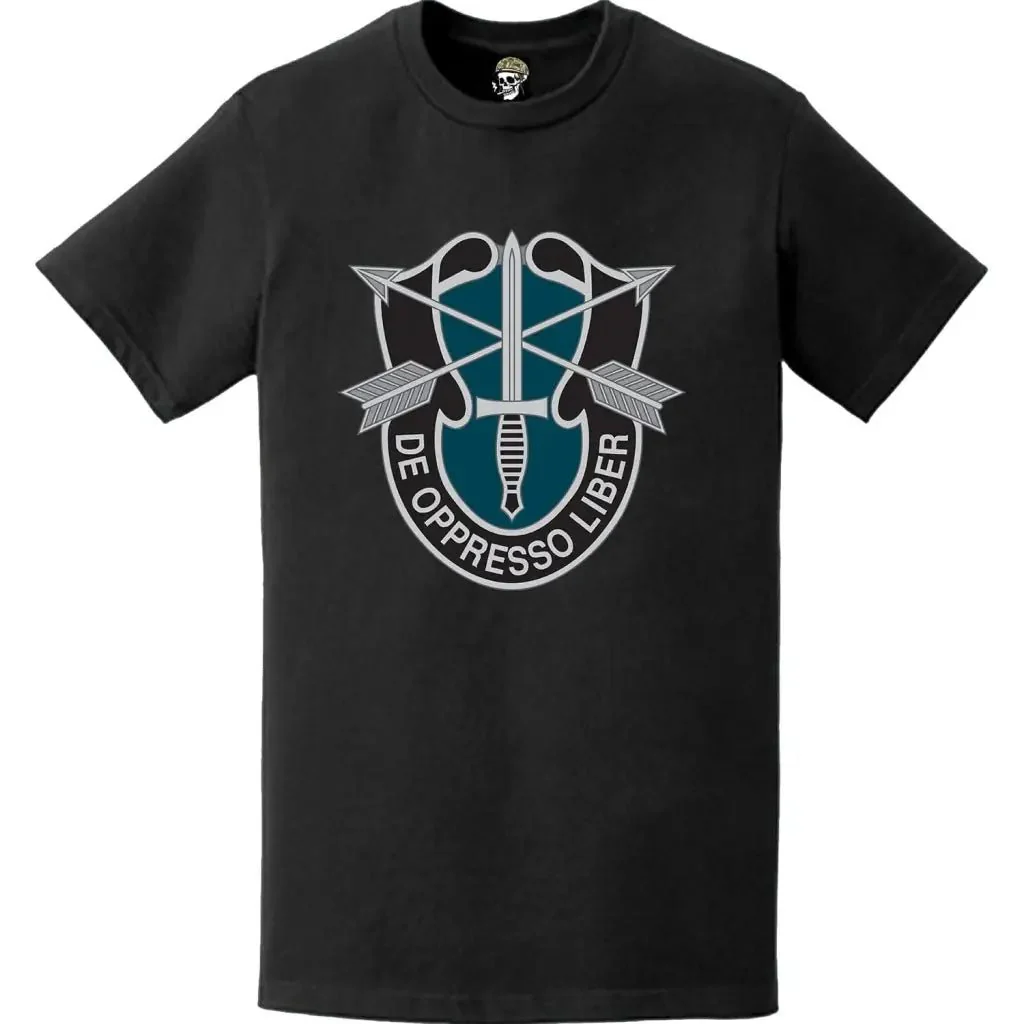 19th Special Forces Group De Oppresso Logo T-Shirt