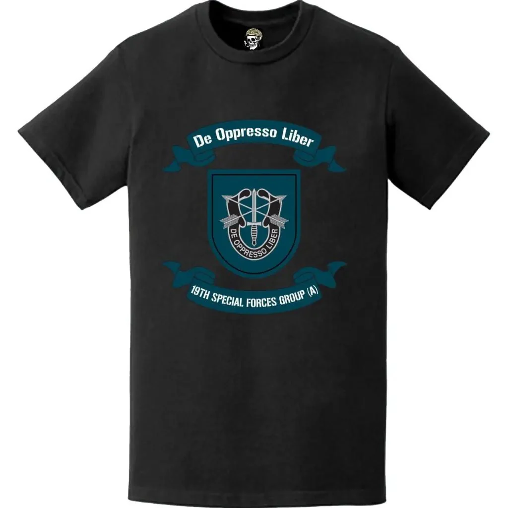 19th Special Forces Group Motto Legacy Scroll T-Shirt