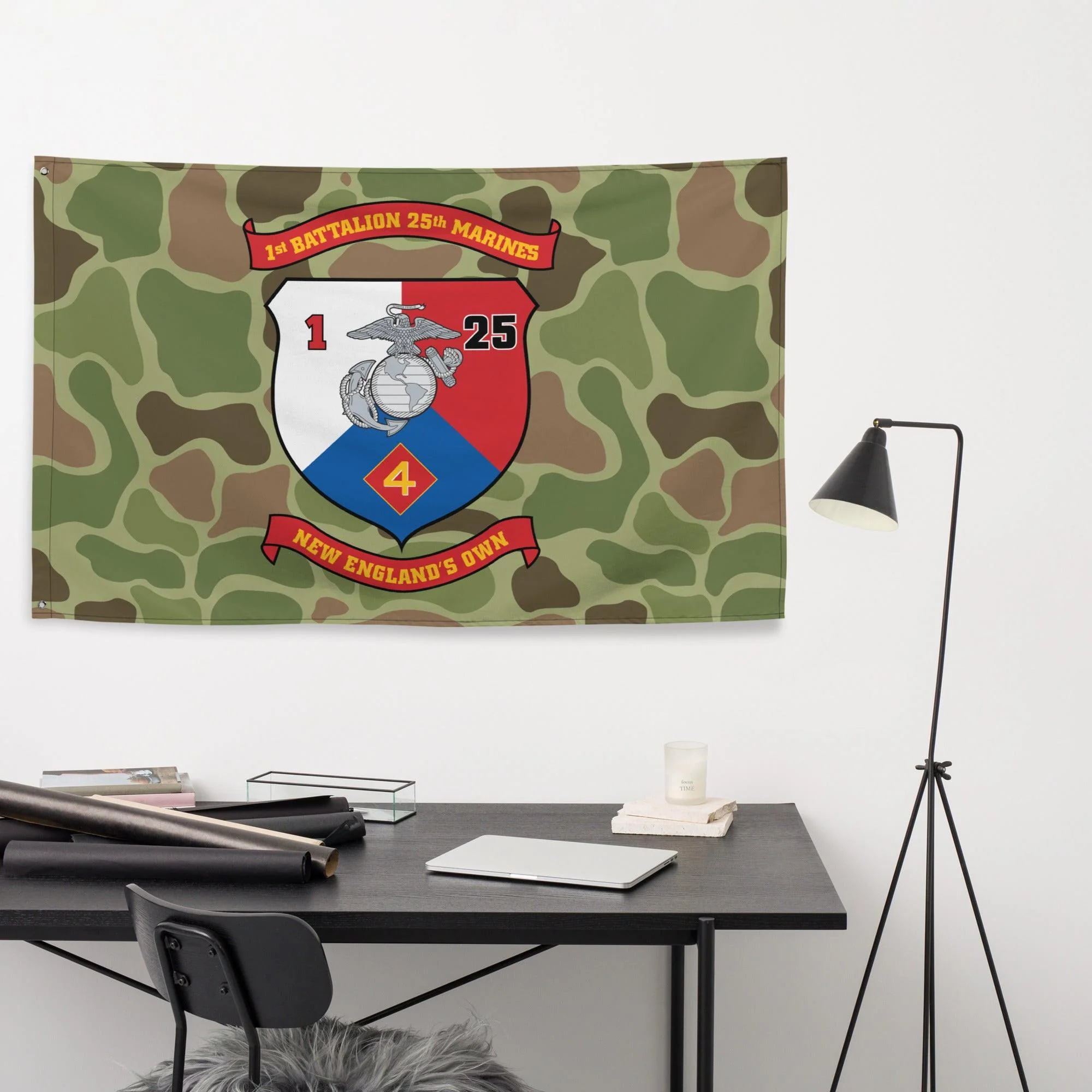 1st Battalion 25th Marines (1/25 Marines) Frogskin Camo Flag - Image 4