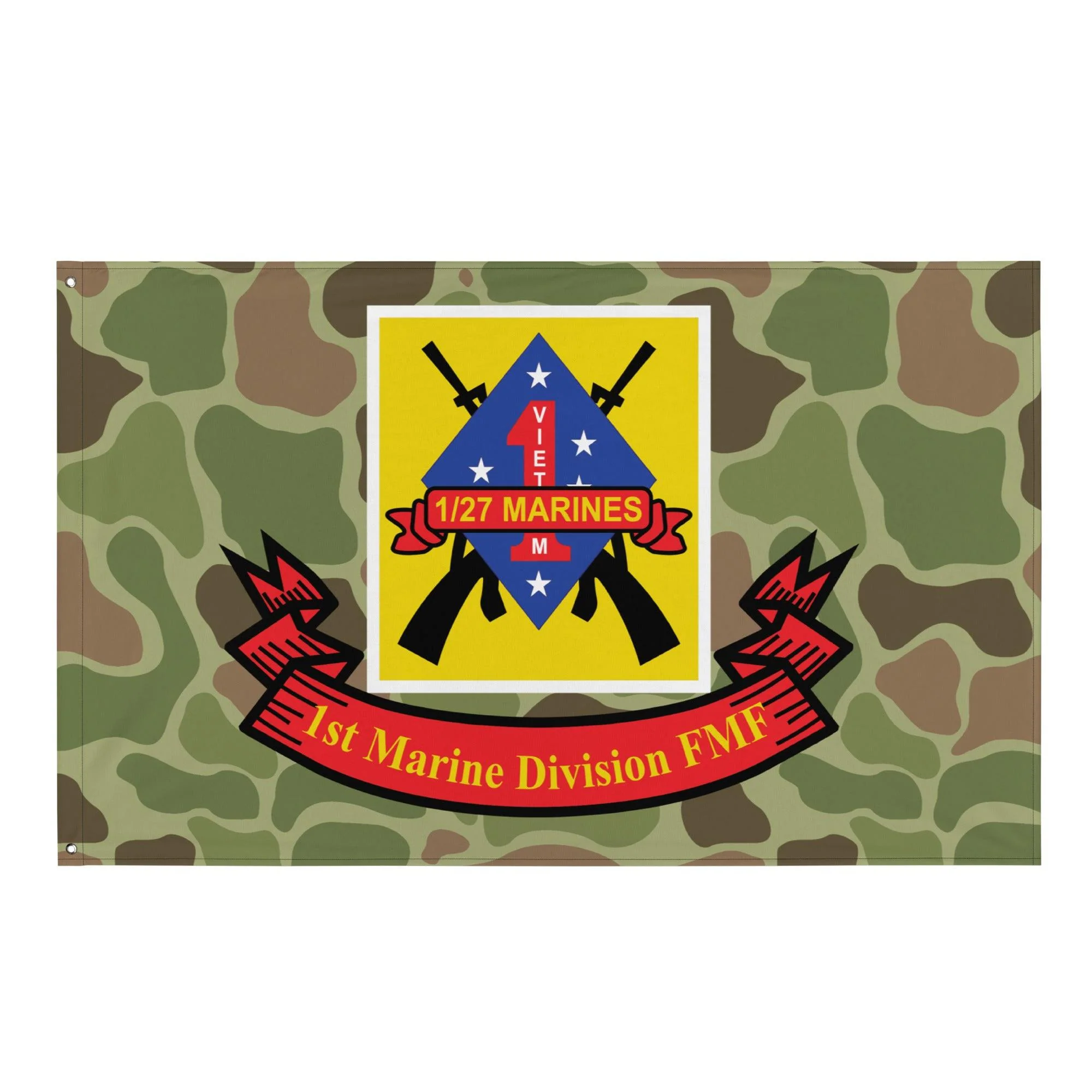 1st Battalion 27th Marines (1/27 Marines) Frogskin Camo Flag