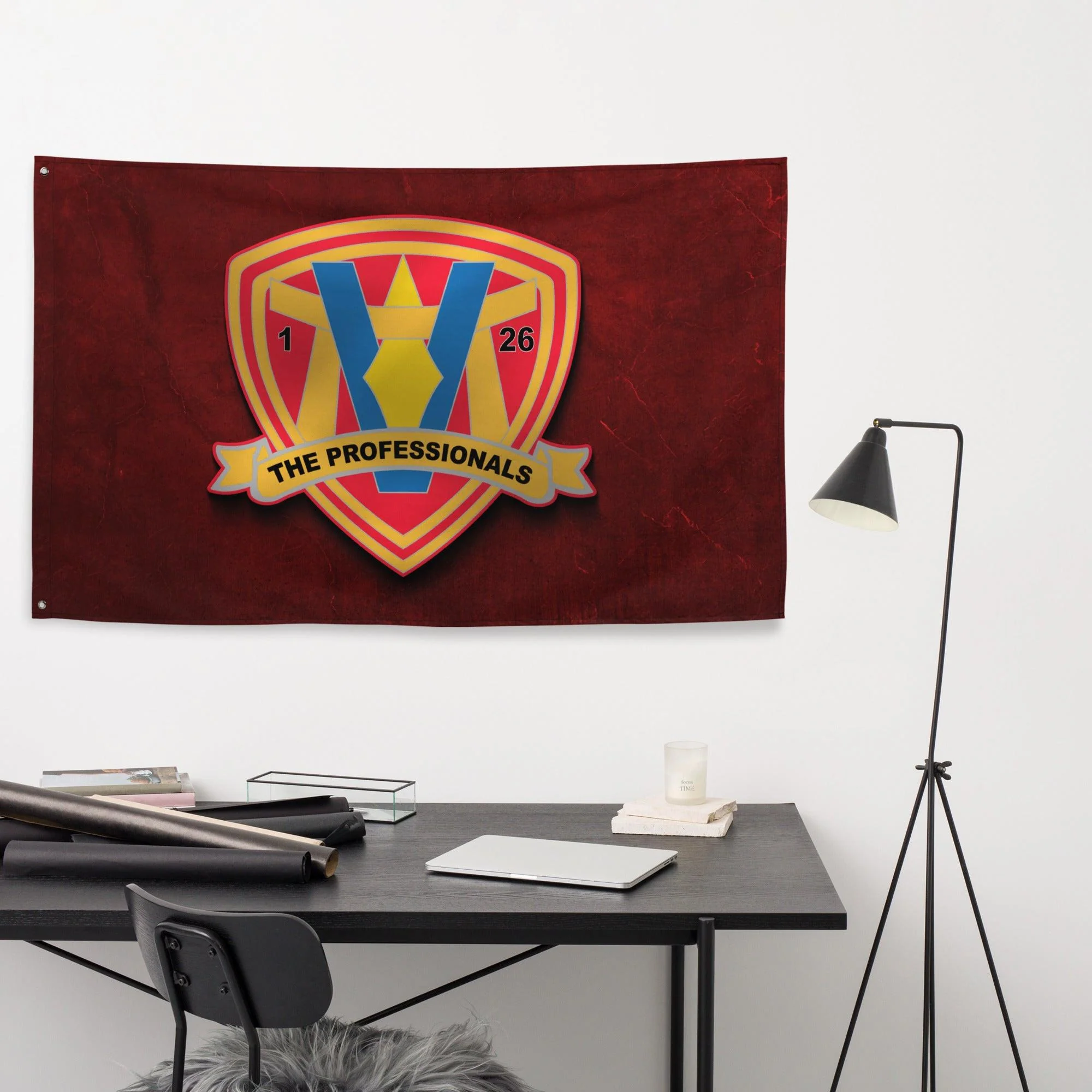 1st Bn 26th Marines (1/26 Marines) Red Wall Flag - Image 2