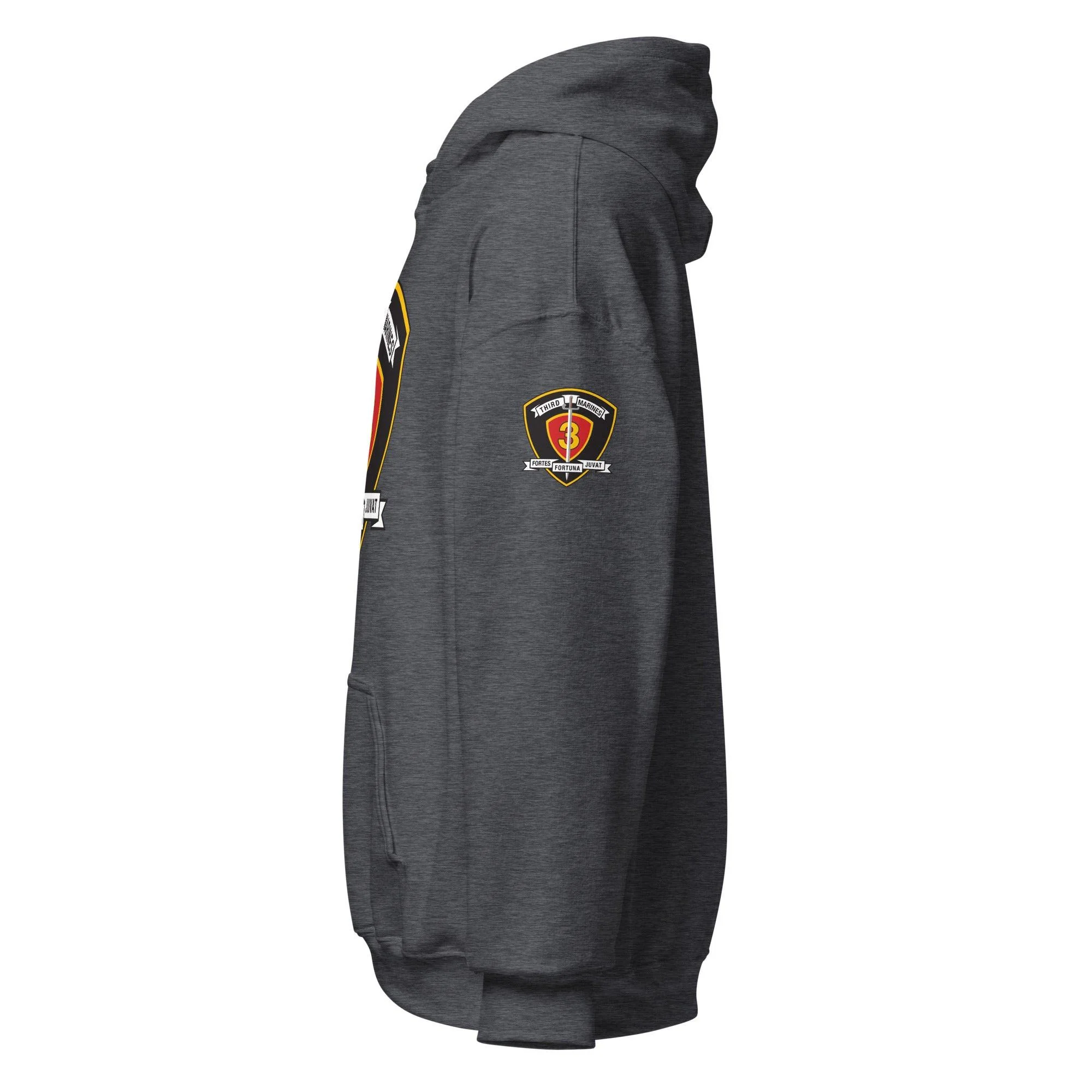 1st Bn 3rd Marines (1/3 Marines) Unisex Hoodie - Image 12