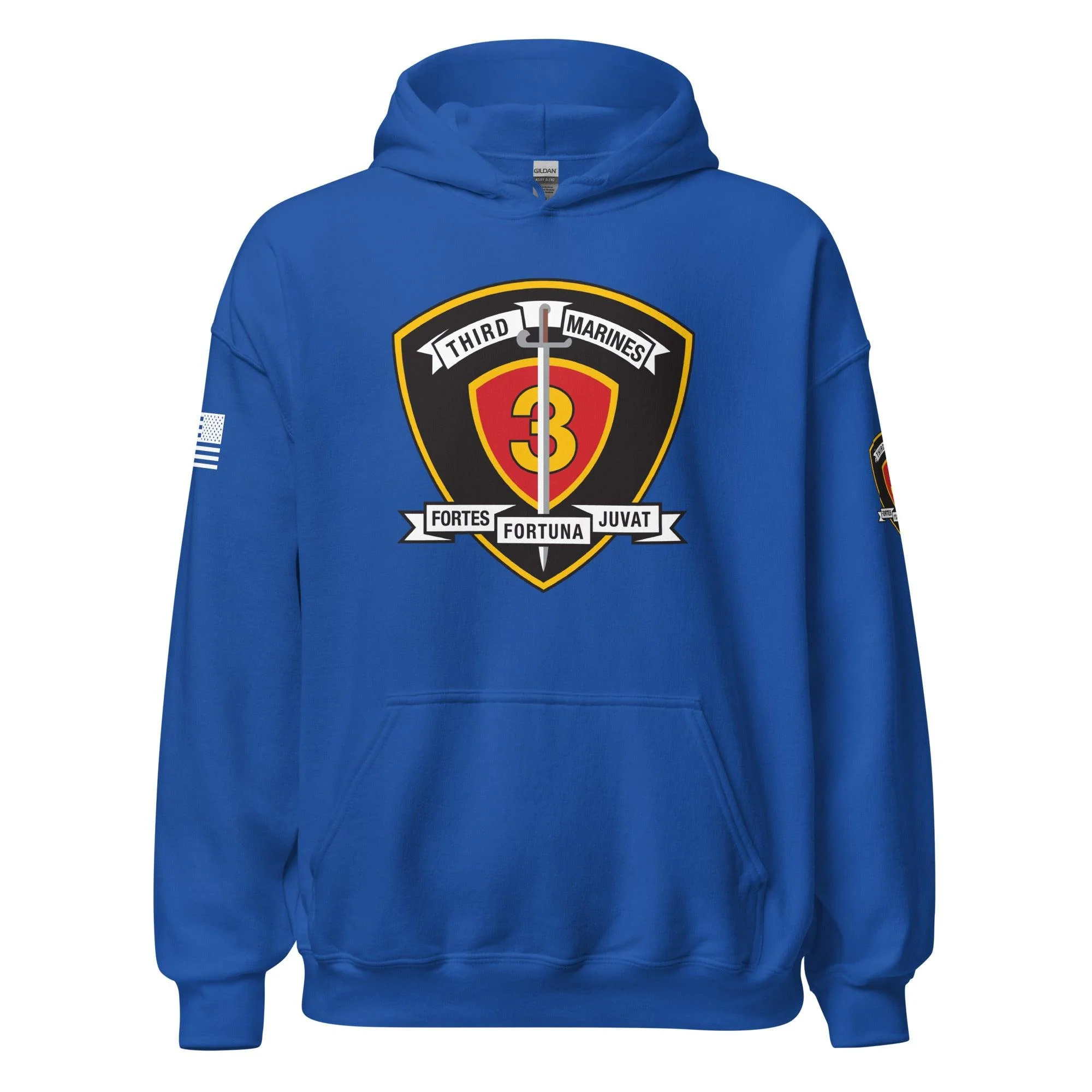 1st Bn 3rd Marines (1/3 Marines) Unisex Hoodie - Image 13