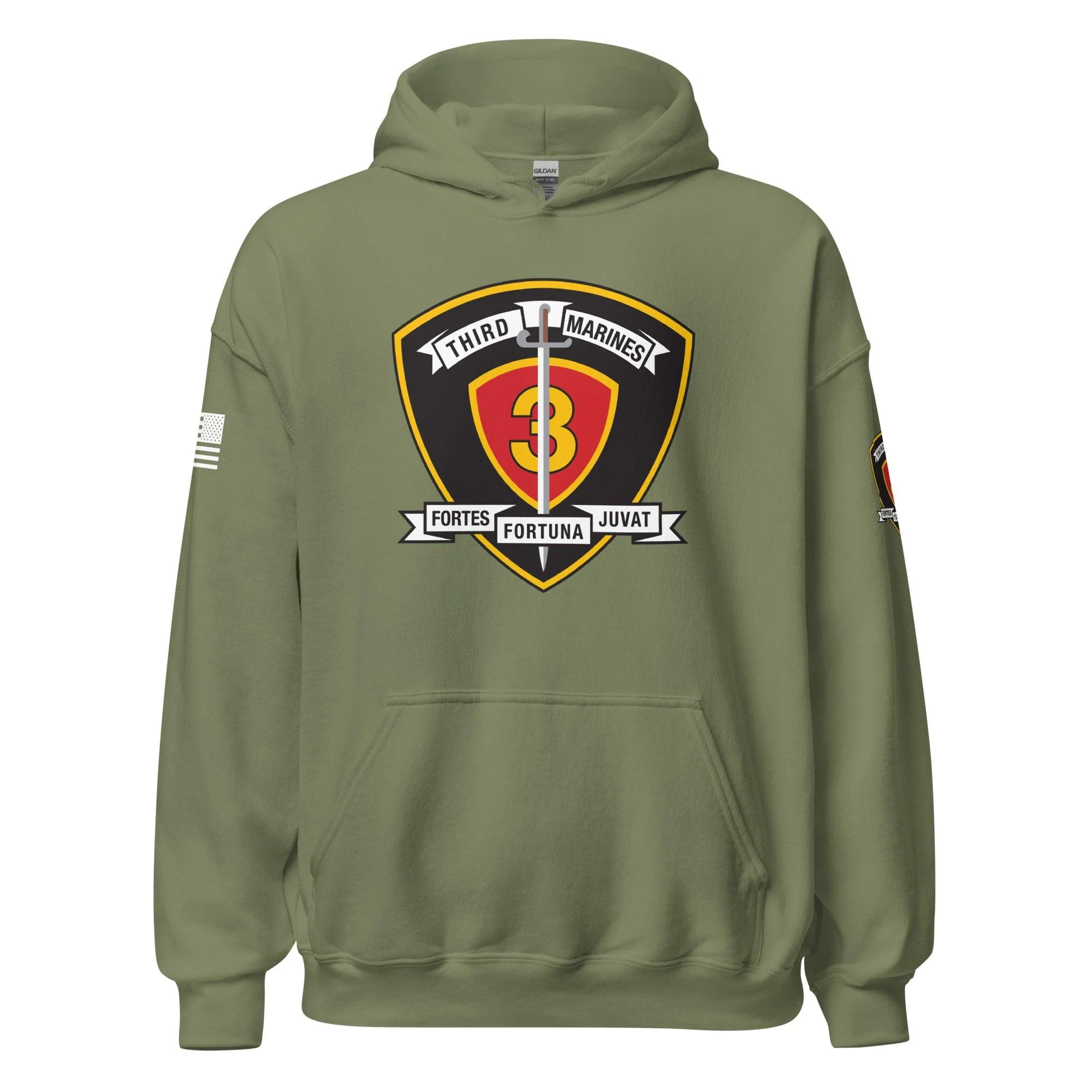 1st Bn 3rd Marines (1/3 Marines) Unisex Hoodie - Image 21