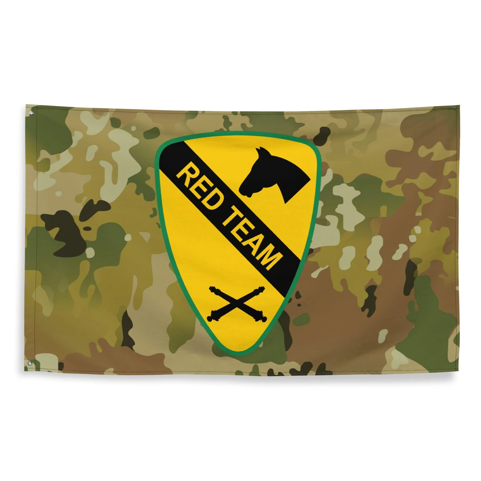 1st Cavalry Division Artillery 'Red Team' OCP Camo Flag - Image 4