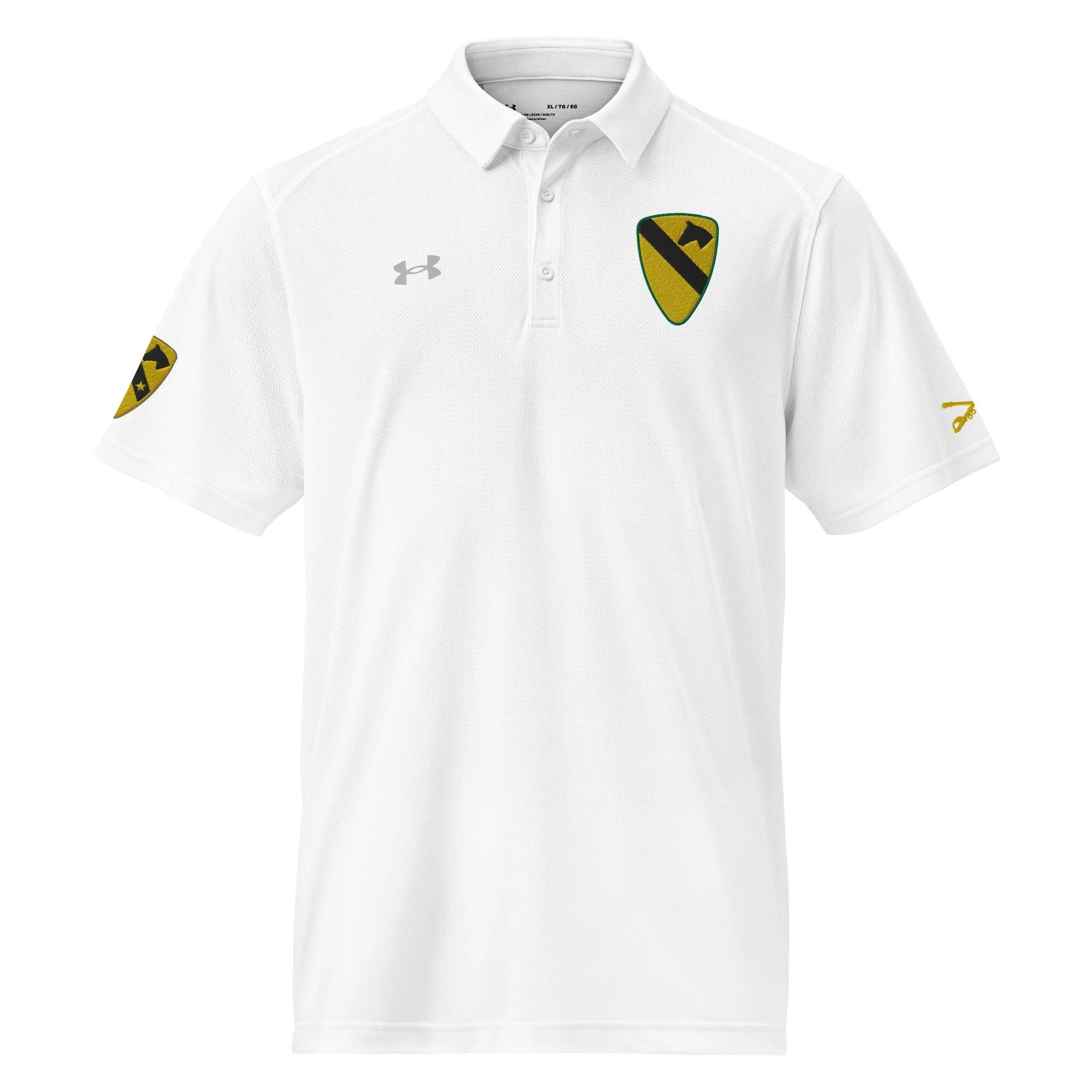1st Cavalry Division Embroidered Under Armour® Men's Polo - Image 13