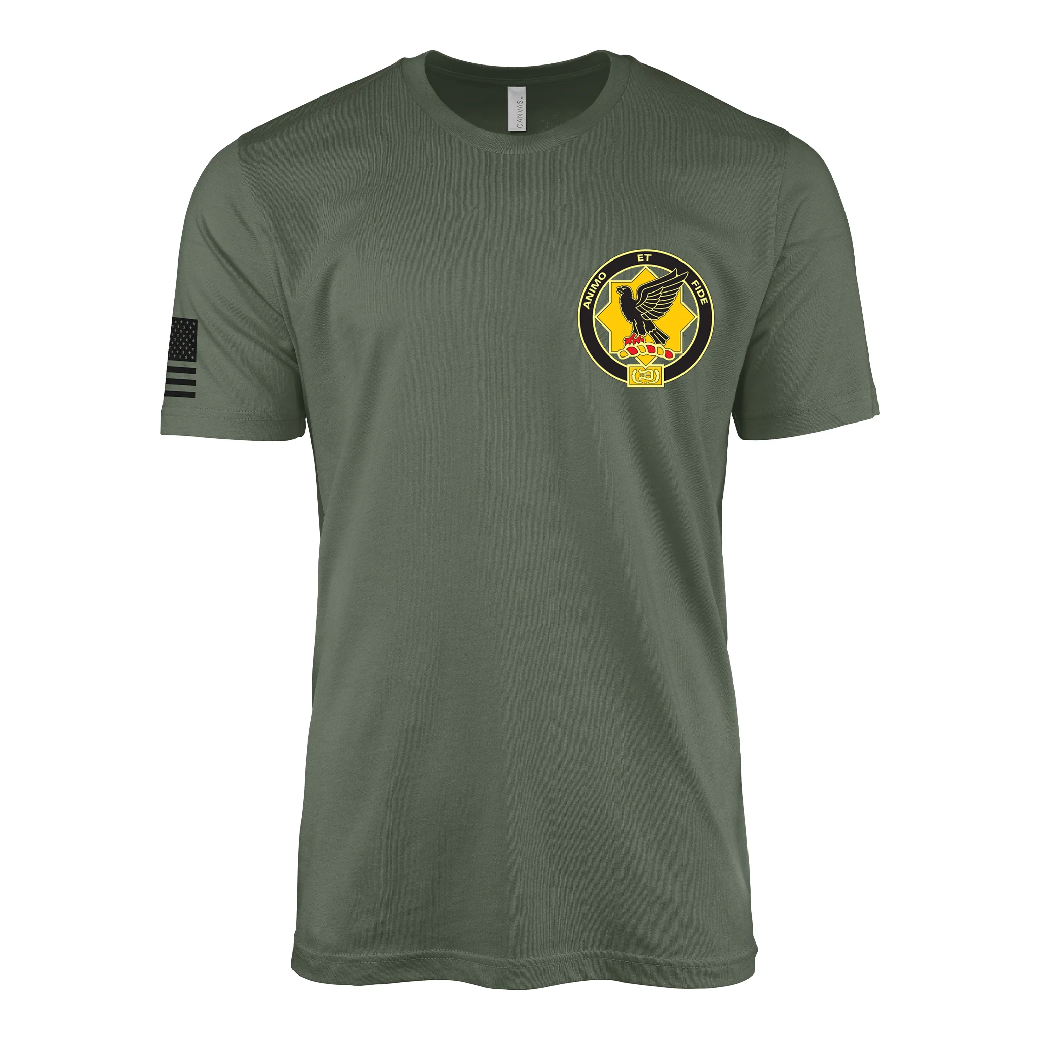 1st Cavalry Regiment Left Chest Unit Insignia T-Shirt - Image 3