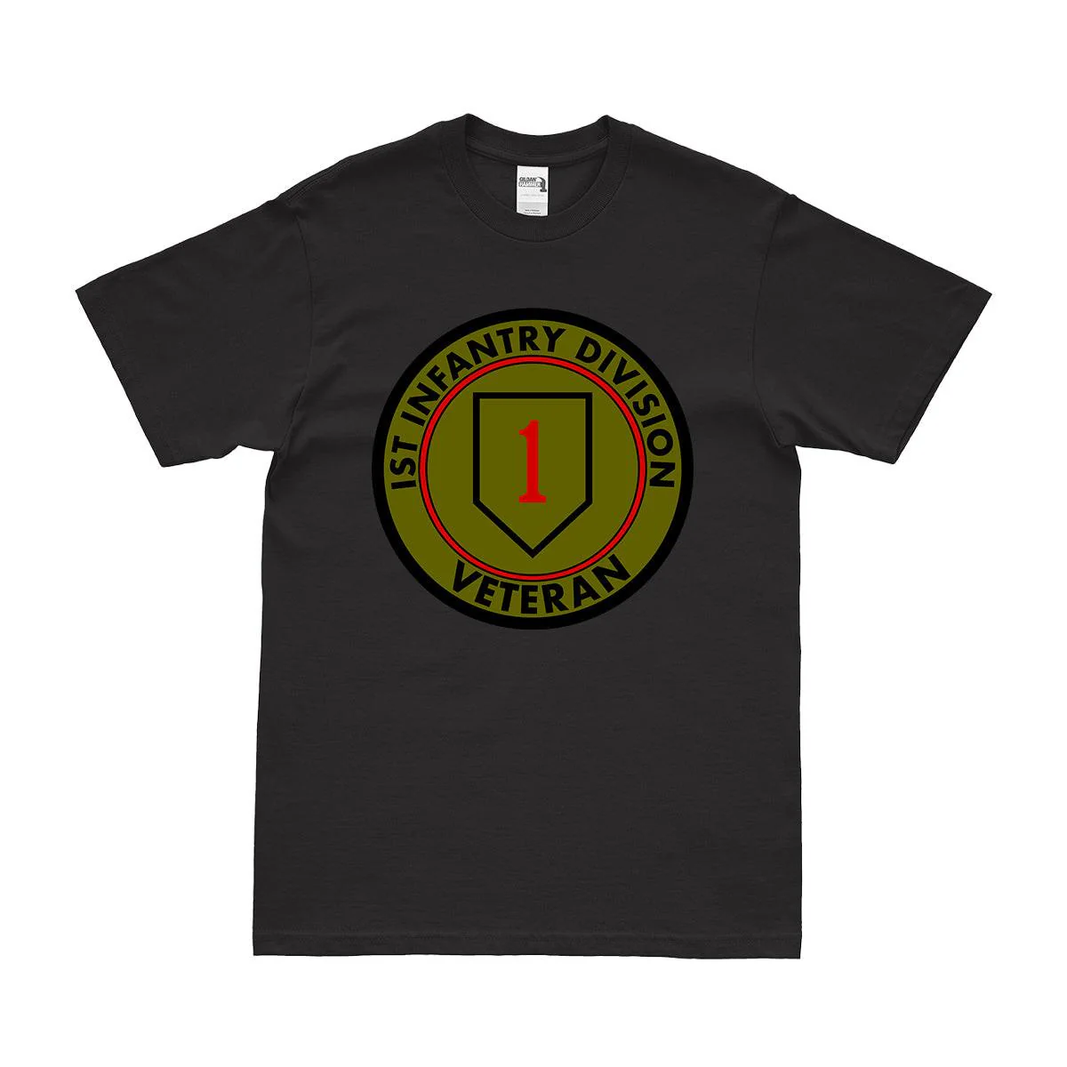 1st Infantry Division Veteran Emblem T-Shirt