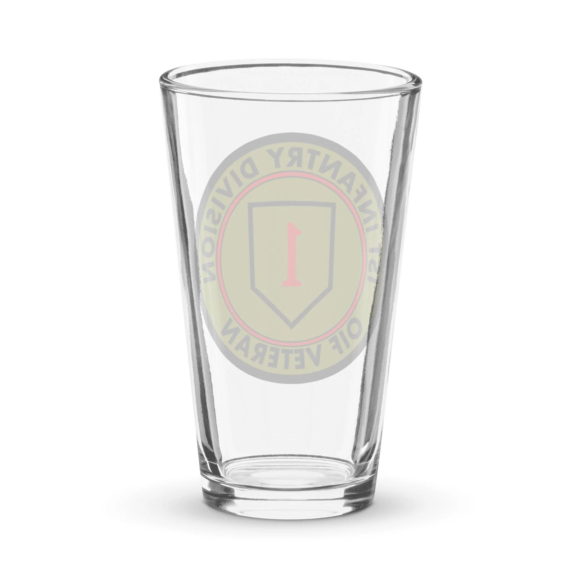 1st Infantry Division OIF Veteran Beer Pint Glass - Image 2