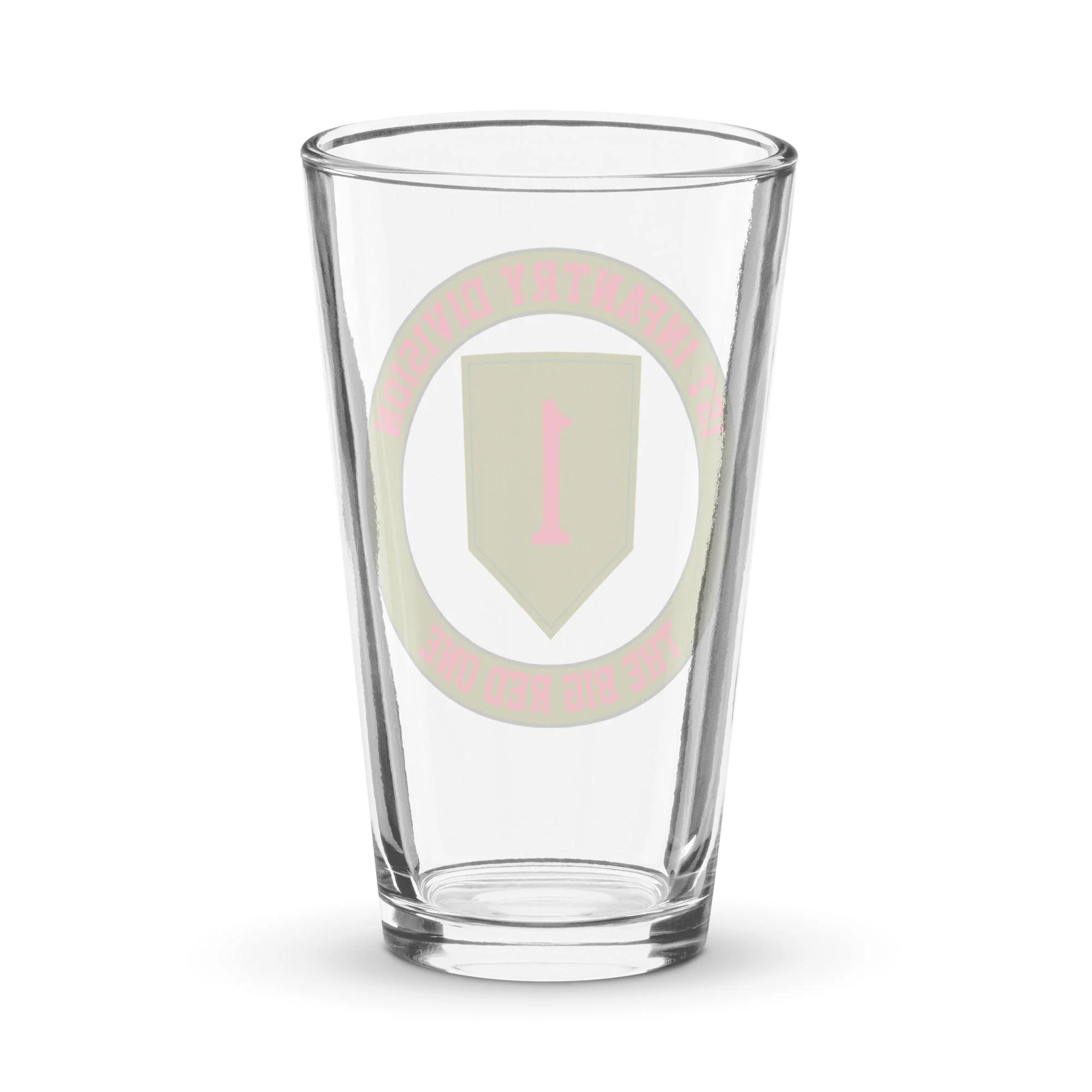 1st Infantry Division "The Big Red One" Beer Pint Glass - Image 2