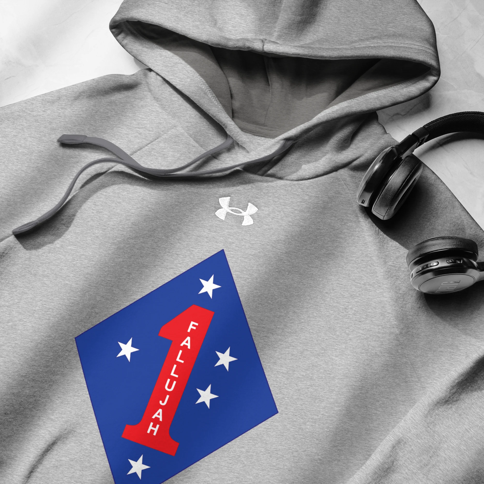 1st Marine Division Battle of Fallujah Under Armour® Hoodie - Image 18