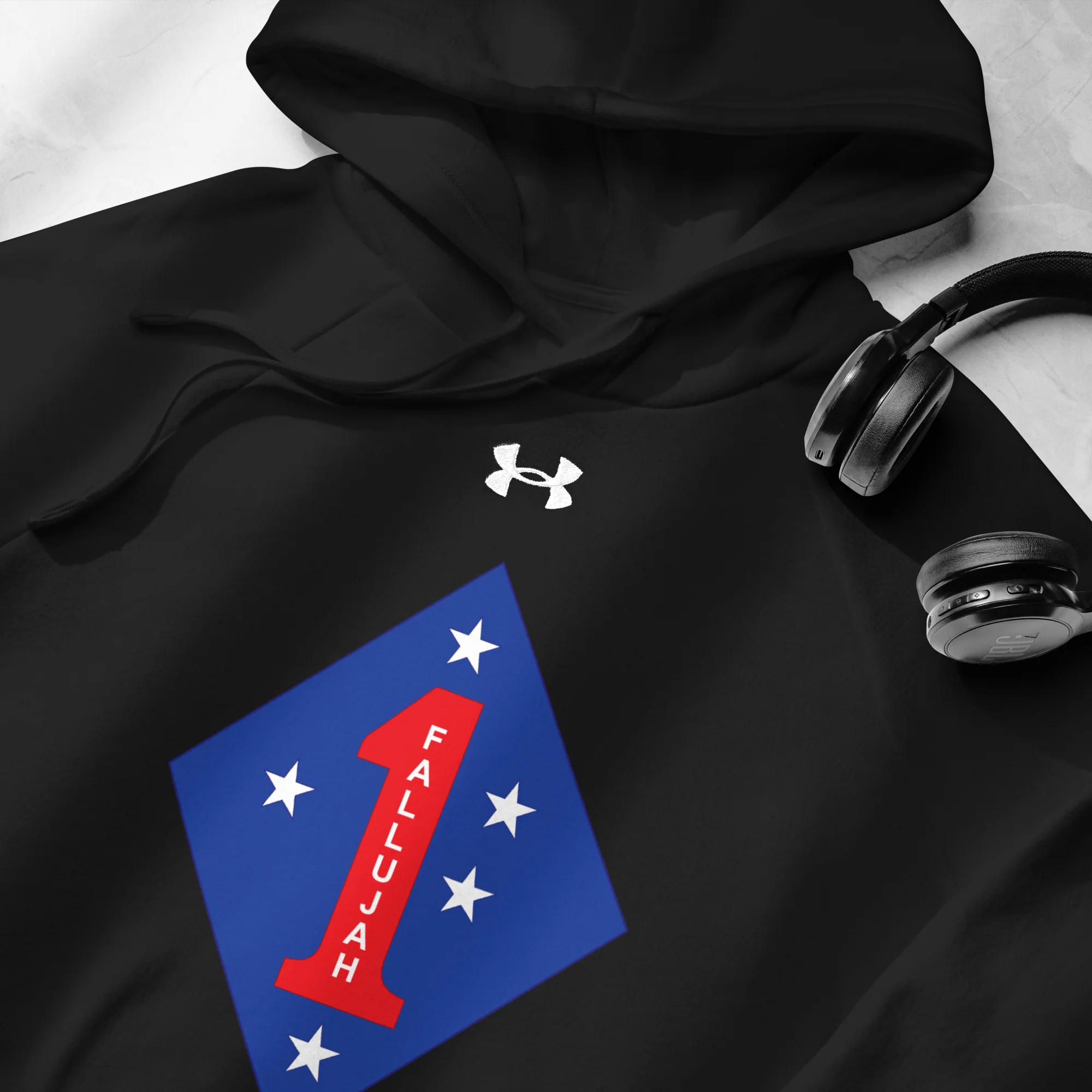 1st Marine Division Battle of Fallujah Under Armour® Hoodie - Image 6