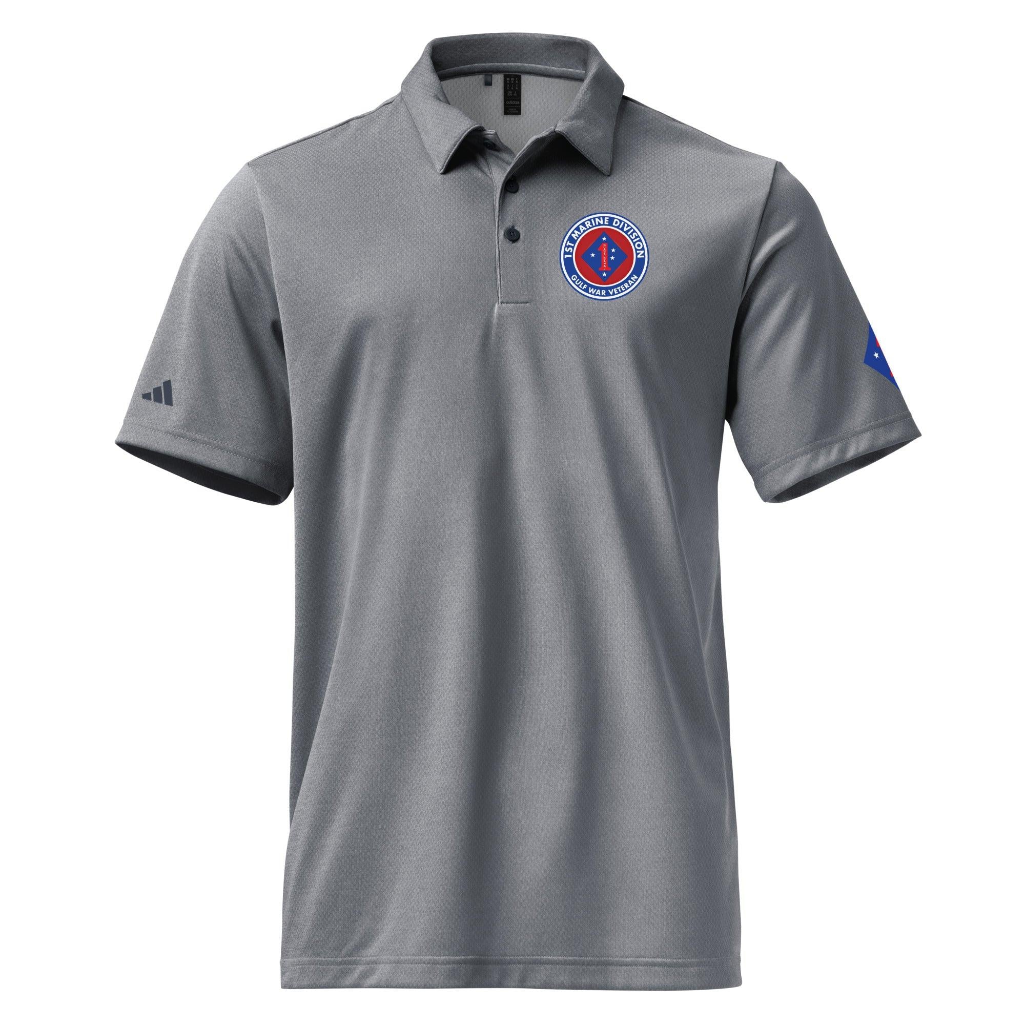 1st Marine Division Gulf War Veteran Veteran Adidas® Polo - Image 6