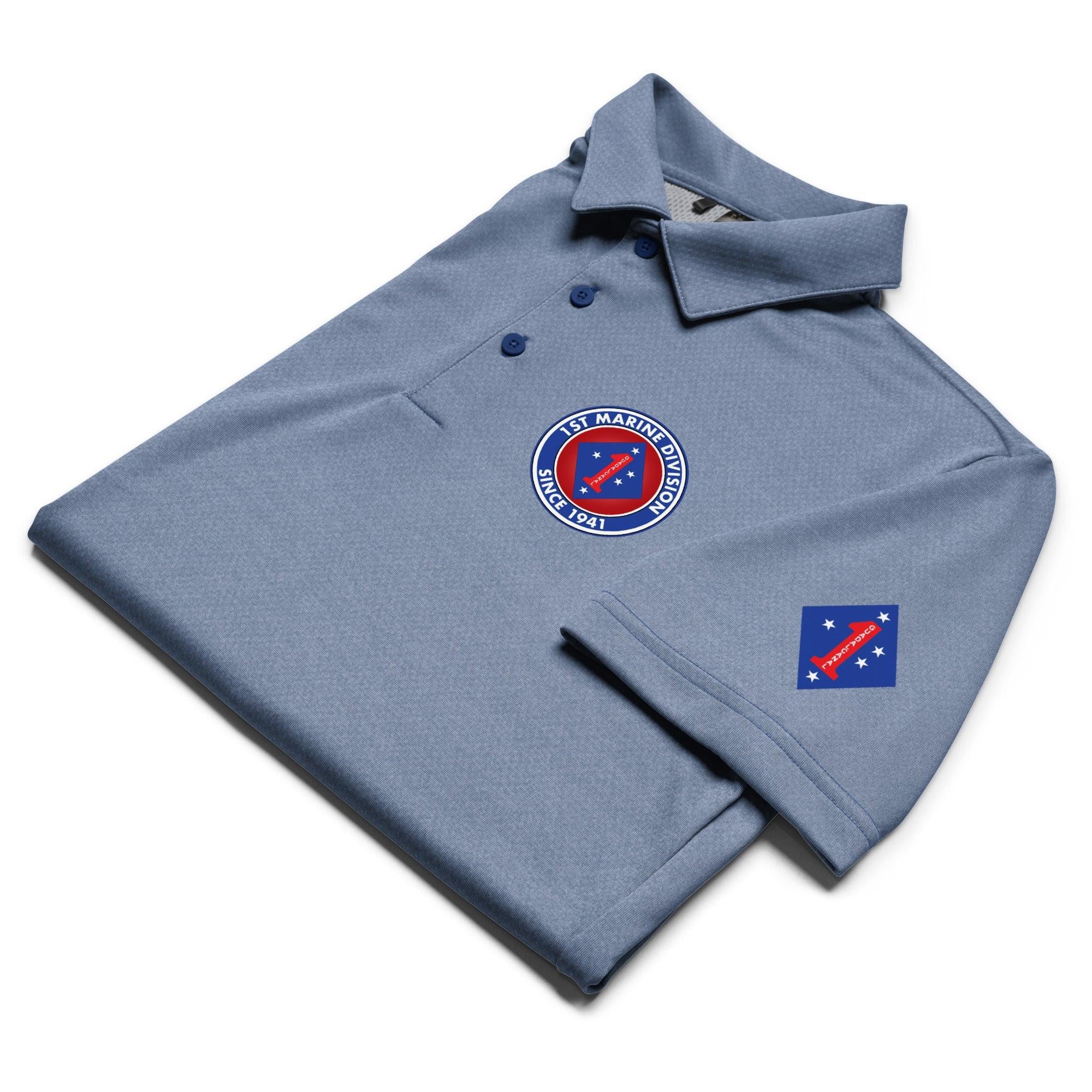 1st Marine Division Since 1941 Adidas® Polo - Image 15