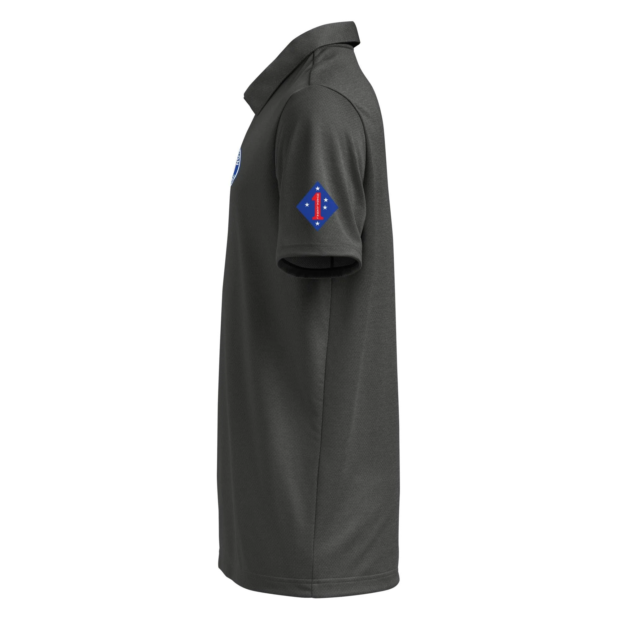 1st Marine Division Vietnam Veteran Adidas® Polo - Image 3