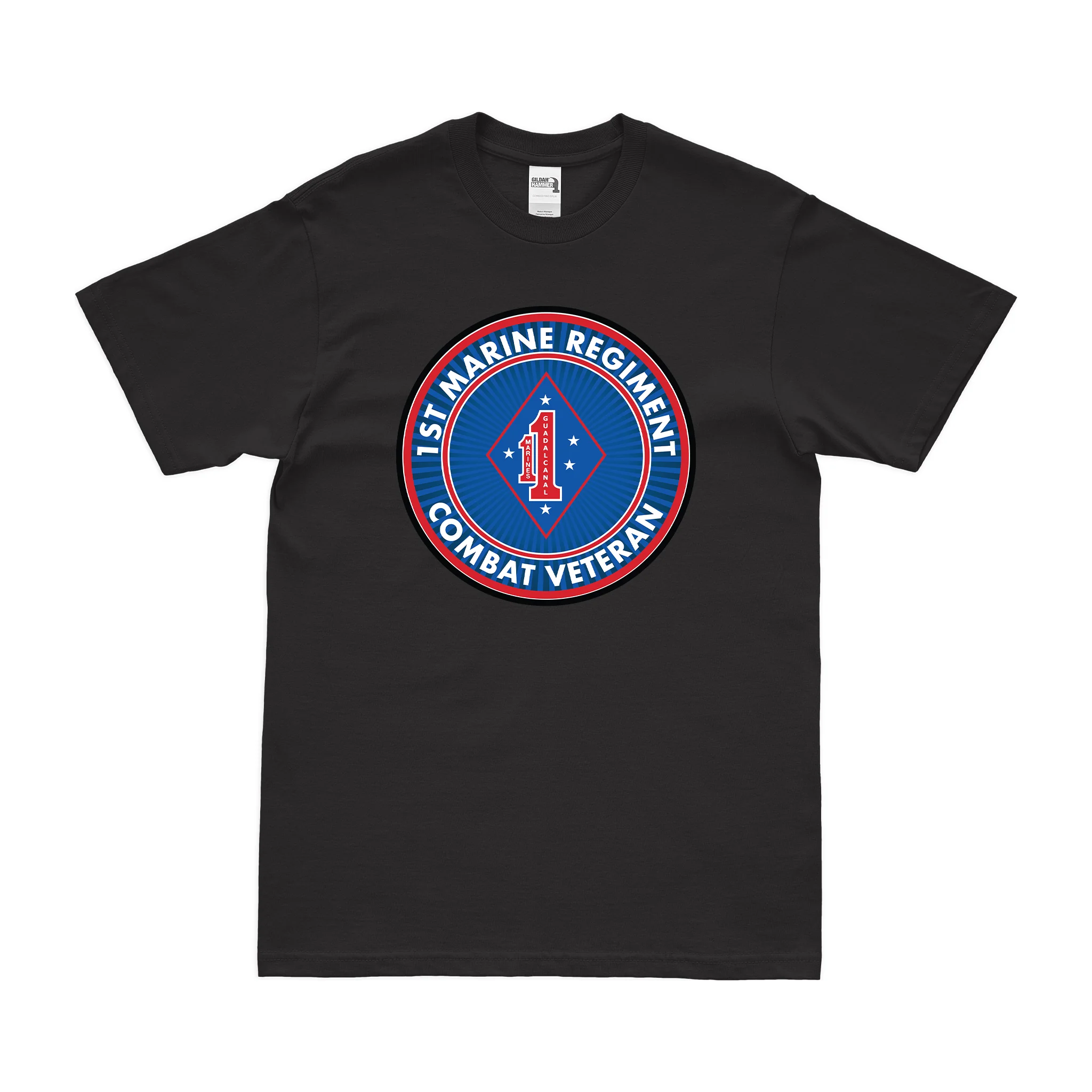 1st Marine Regiment Combat Veteran T-Shirt