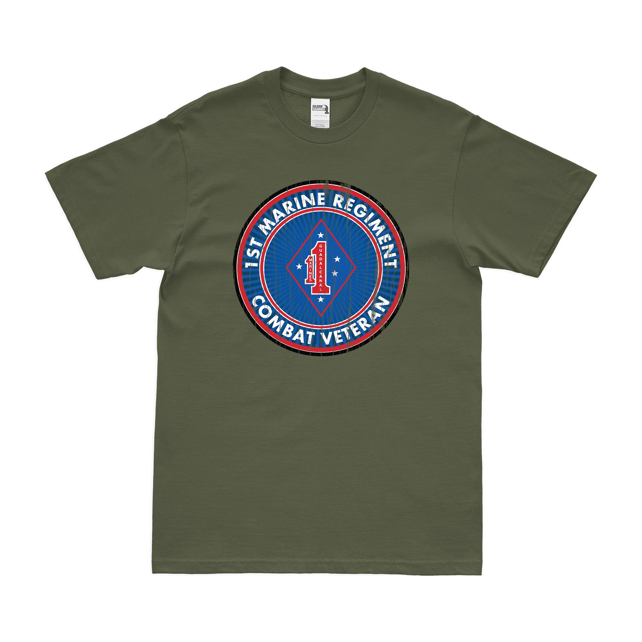 1st Marine Regiment Combat Veteran T-Shirt - Image 4