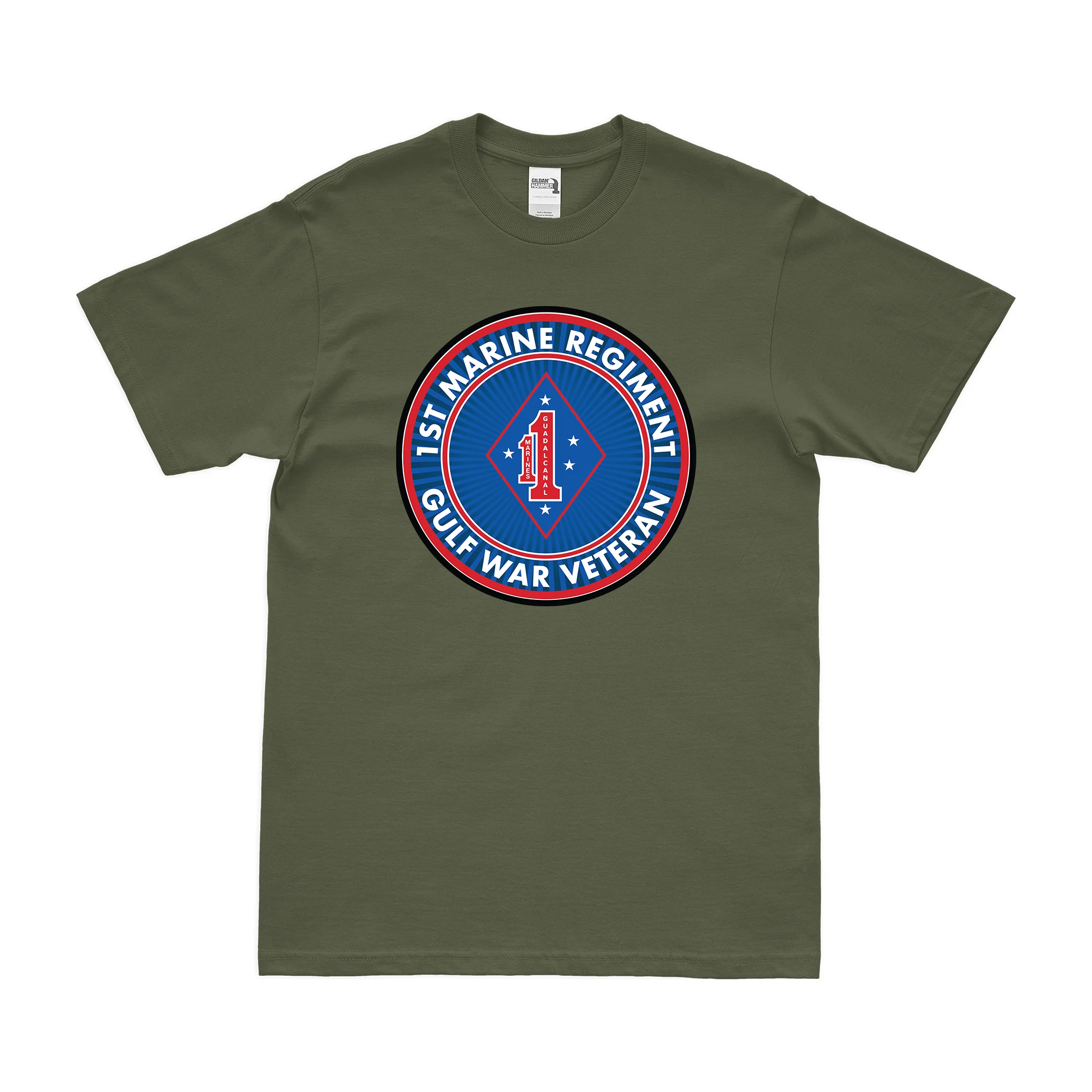 1st Marine Regiment Gulf War Veteran T-Shirt - Image 2
