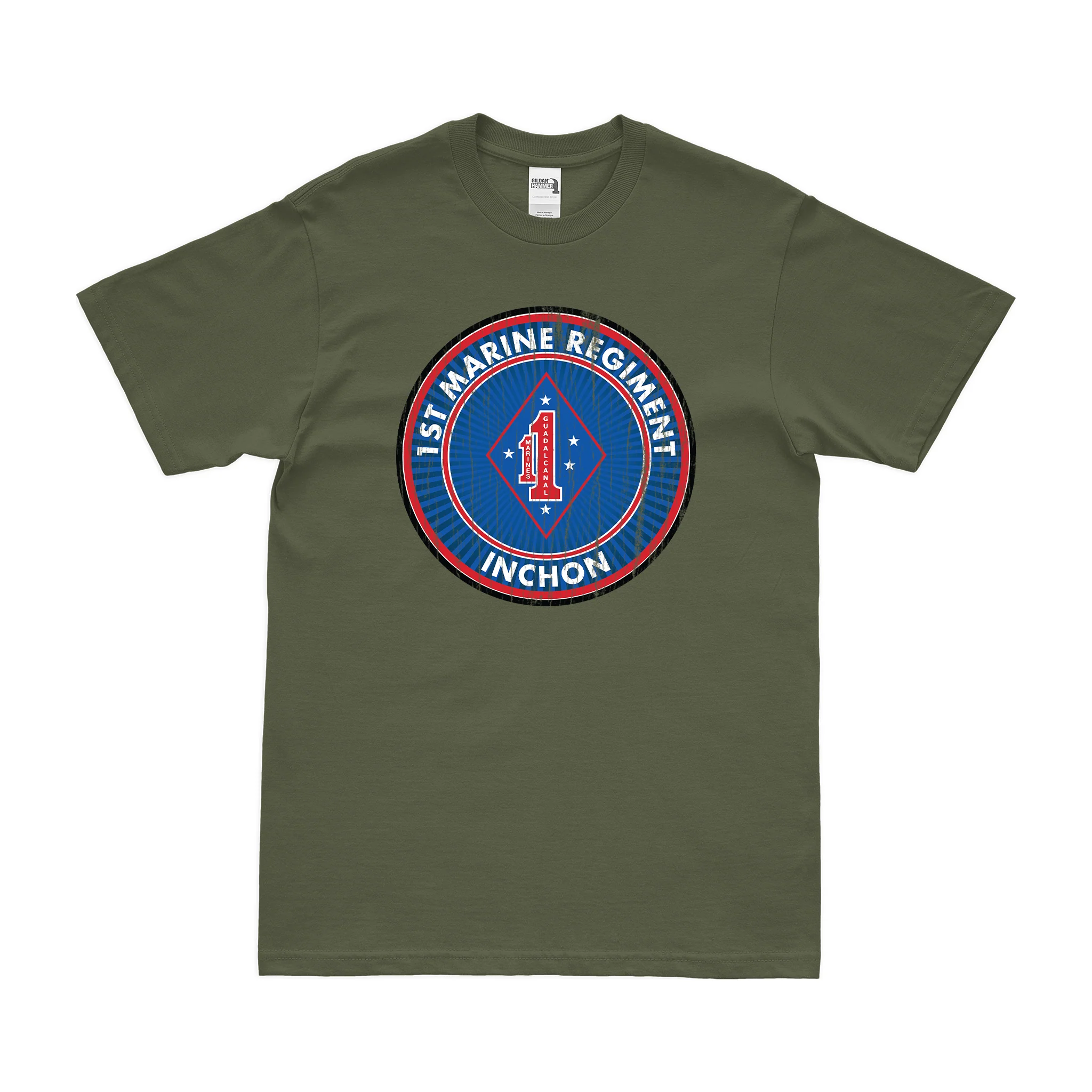 1st Marine Regiment Inchon T-Shirt - Image 4
