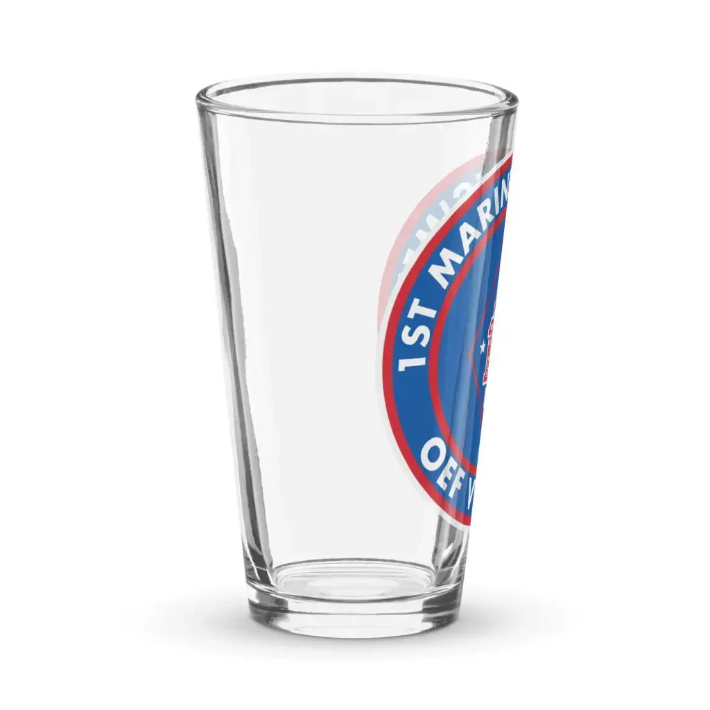1st Marine Regiment OEF Veteran Pint Glass - Image 3