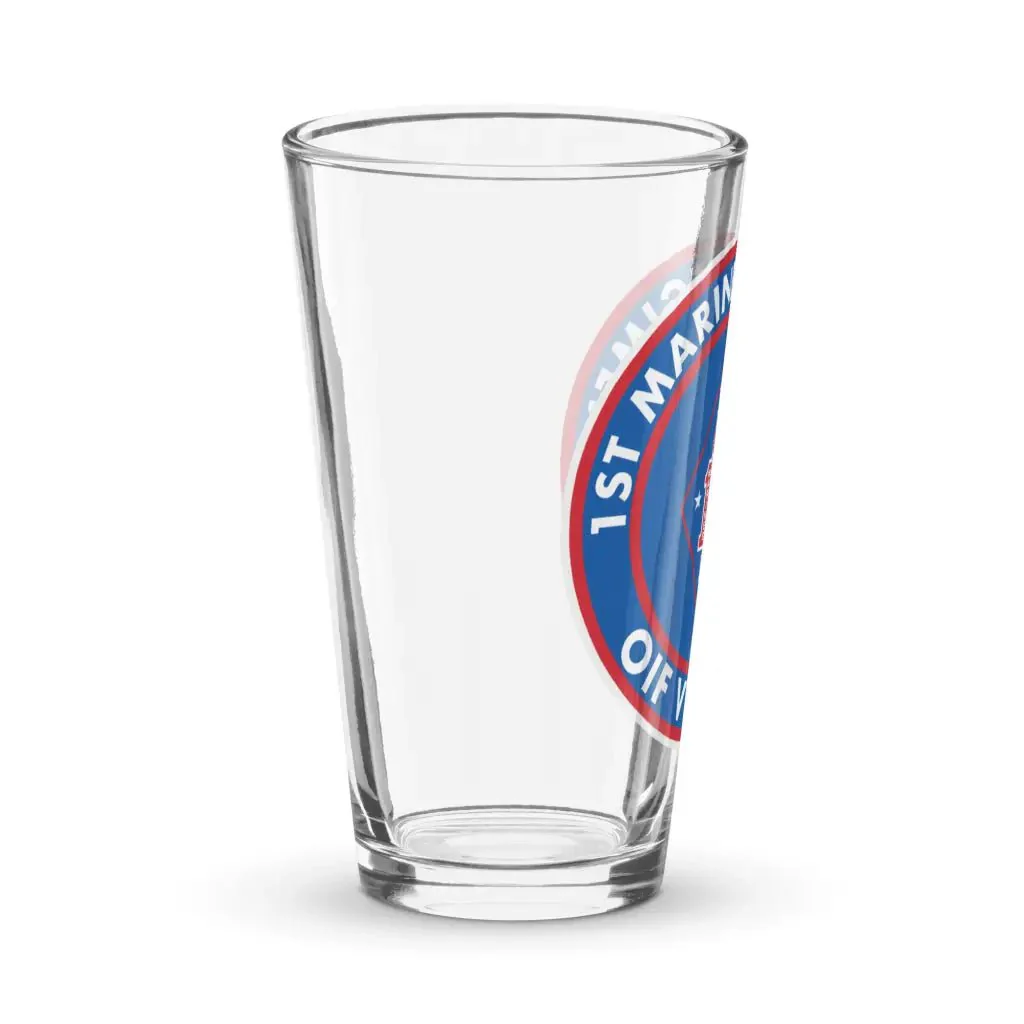 1st Marine Regiment OIF Veteran Pint Glass - Image 3
