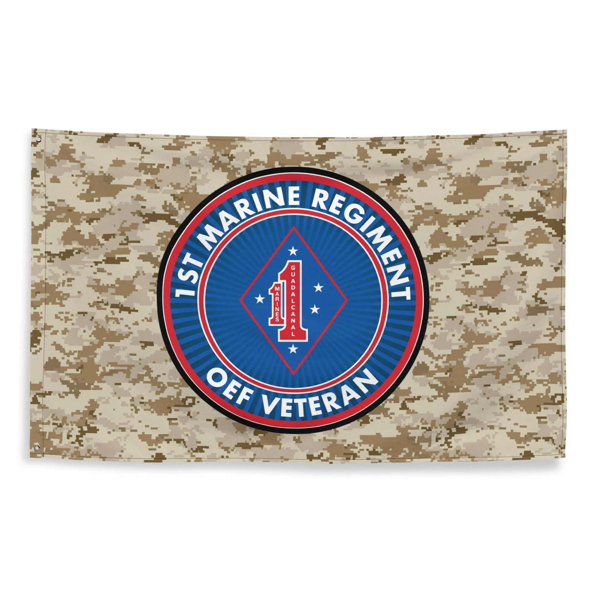1st Marine Regiment Operation Enduring Freedom Veteran MARPAT Flag - Image 4