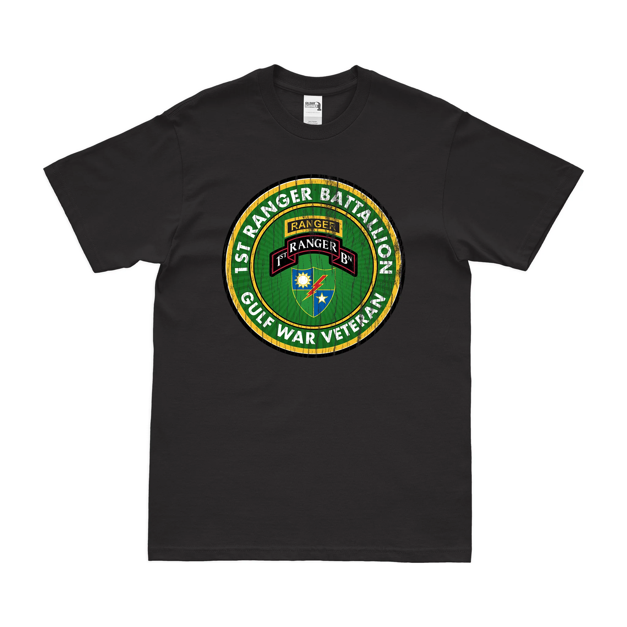 1st Ranger Battalion Gulf War Veteran T-Shirt - Image 3
