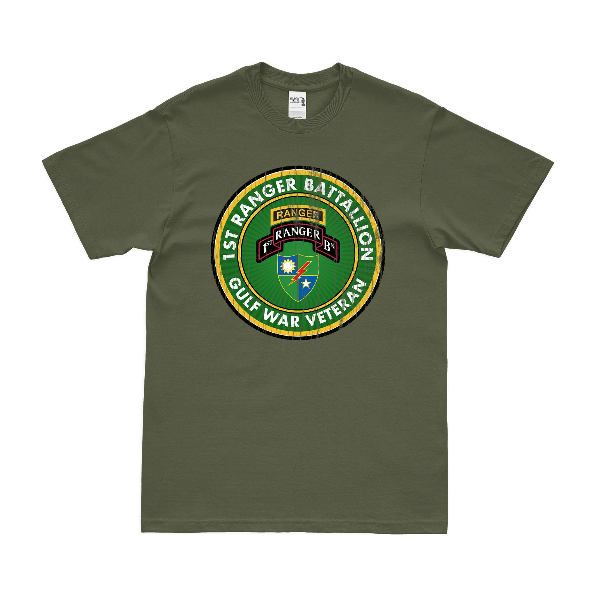 1st Ranger Battalion Gulf War Veteran T-Shirt - Image 4