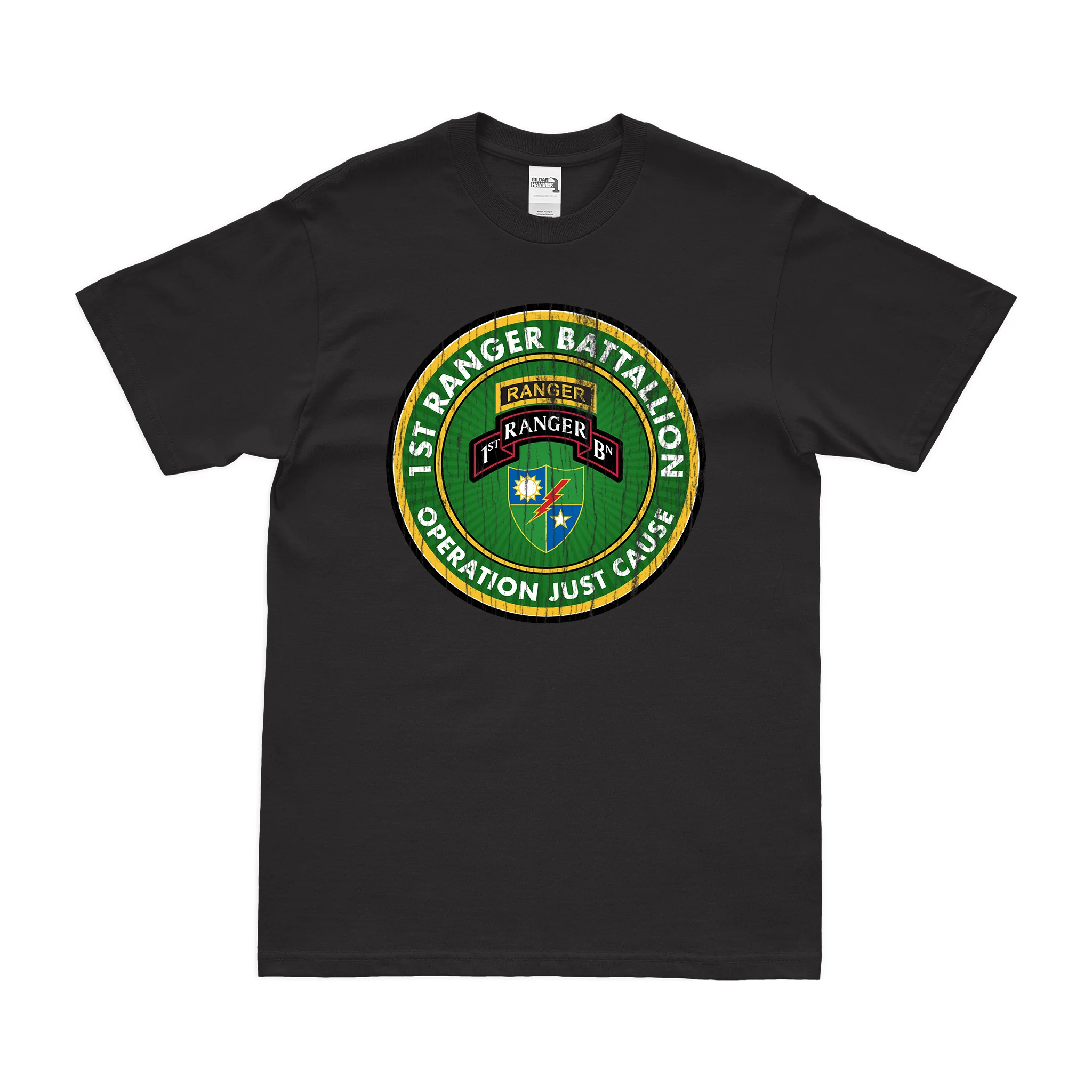 1st Ranger Battalion Operation Just Cause T-Shirt - Image 3