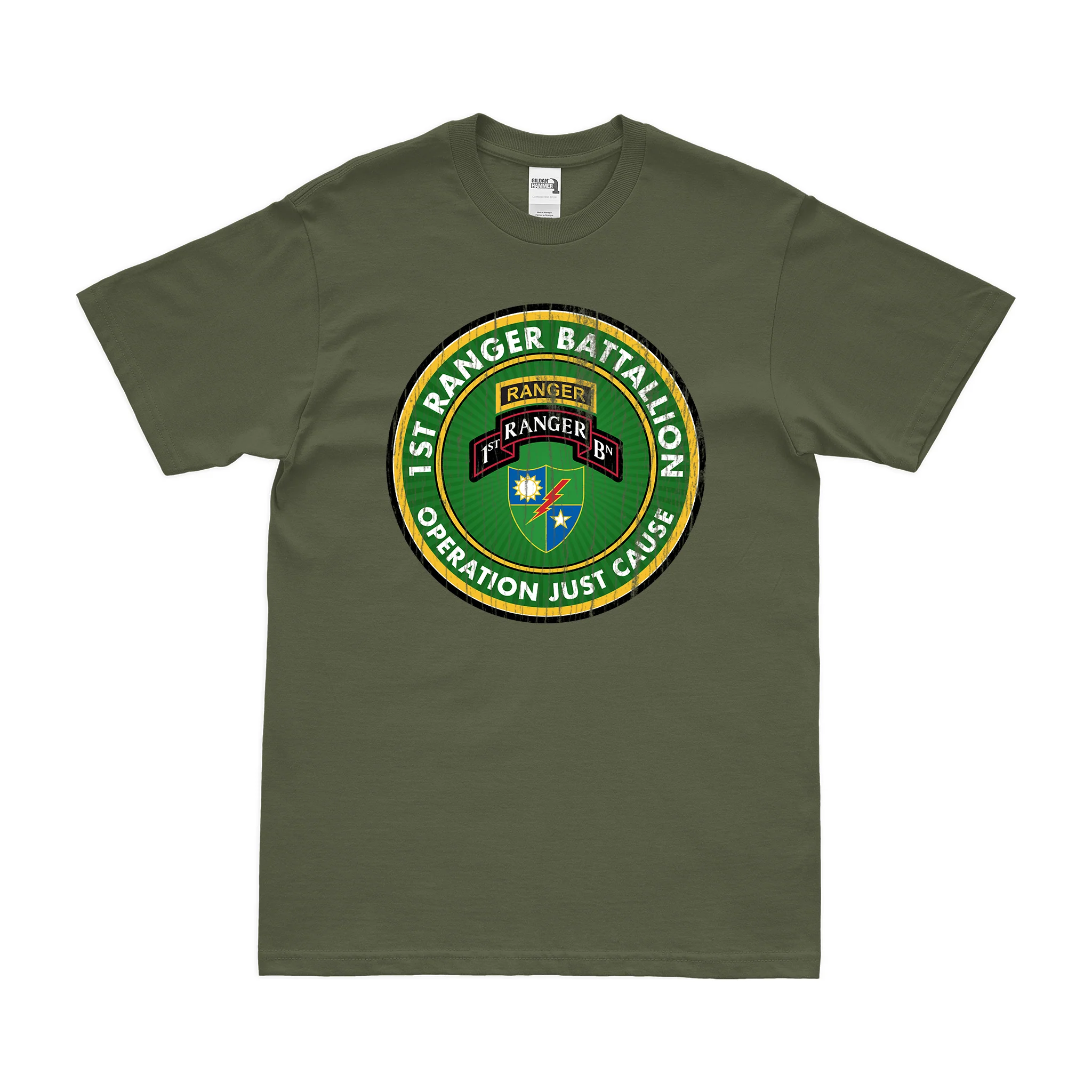 1st Ranger Battalion Operation Just Cause T-Shirt - Image 4