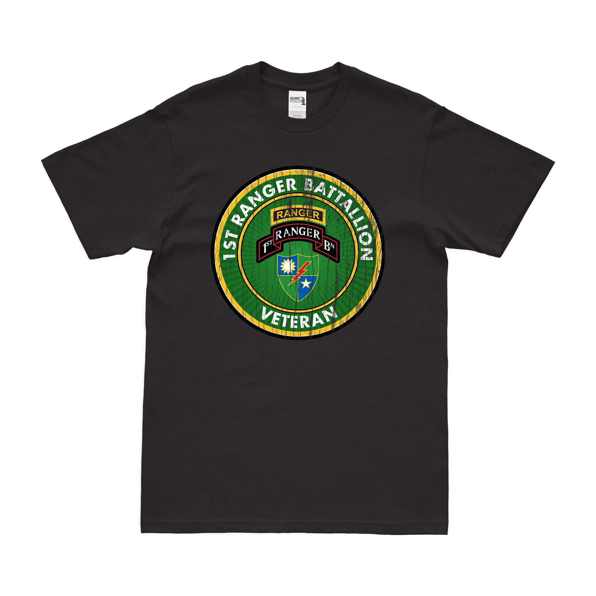 1st Ranger Battalion Veteran T-Shirt - Image 3