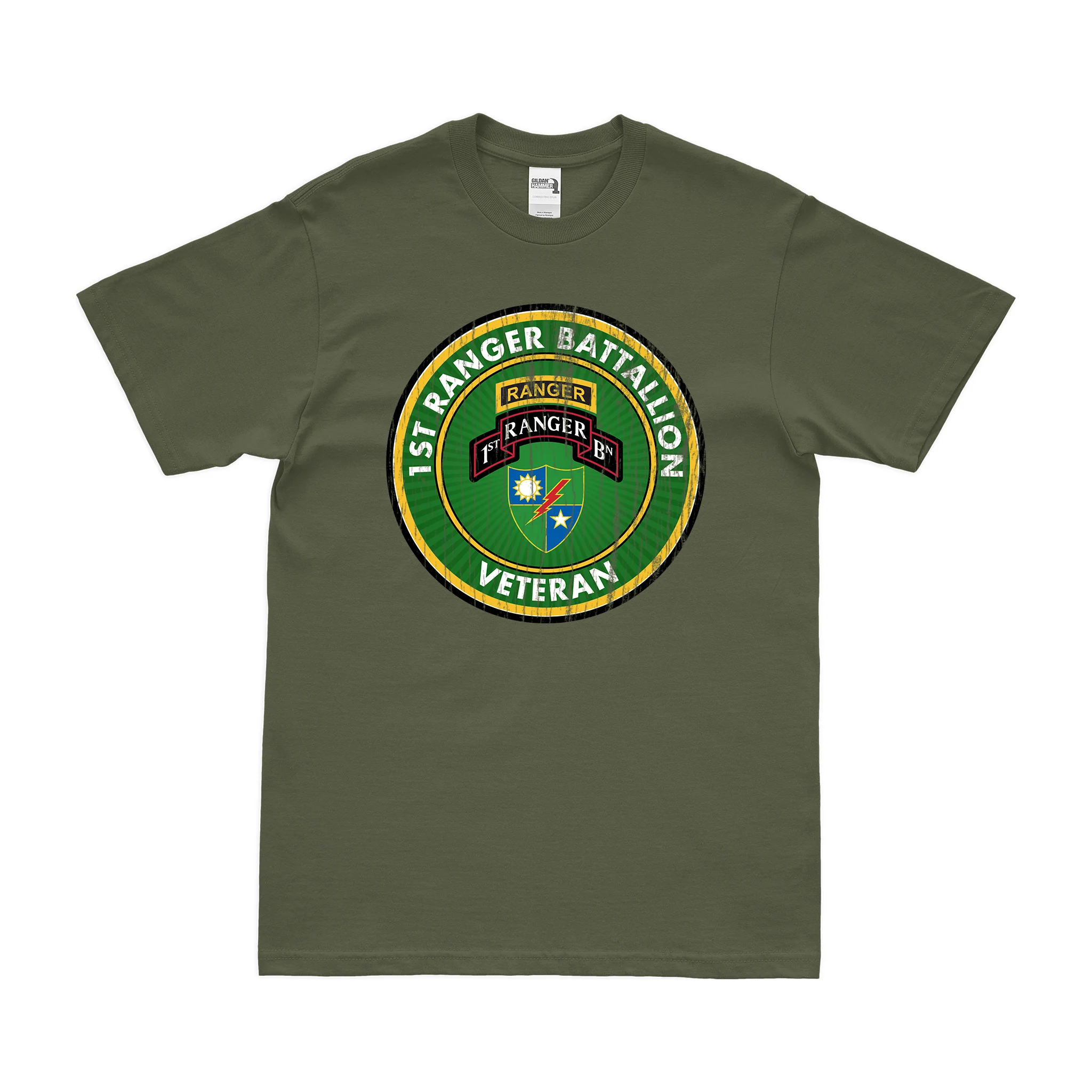 1st Ranger Battalion Veteran T-Shirt - Image 4