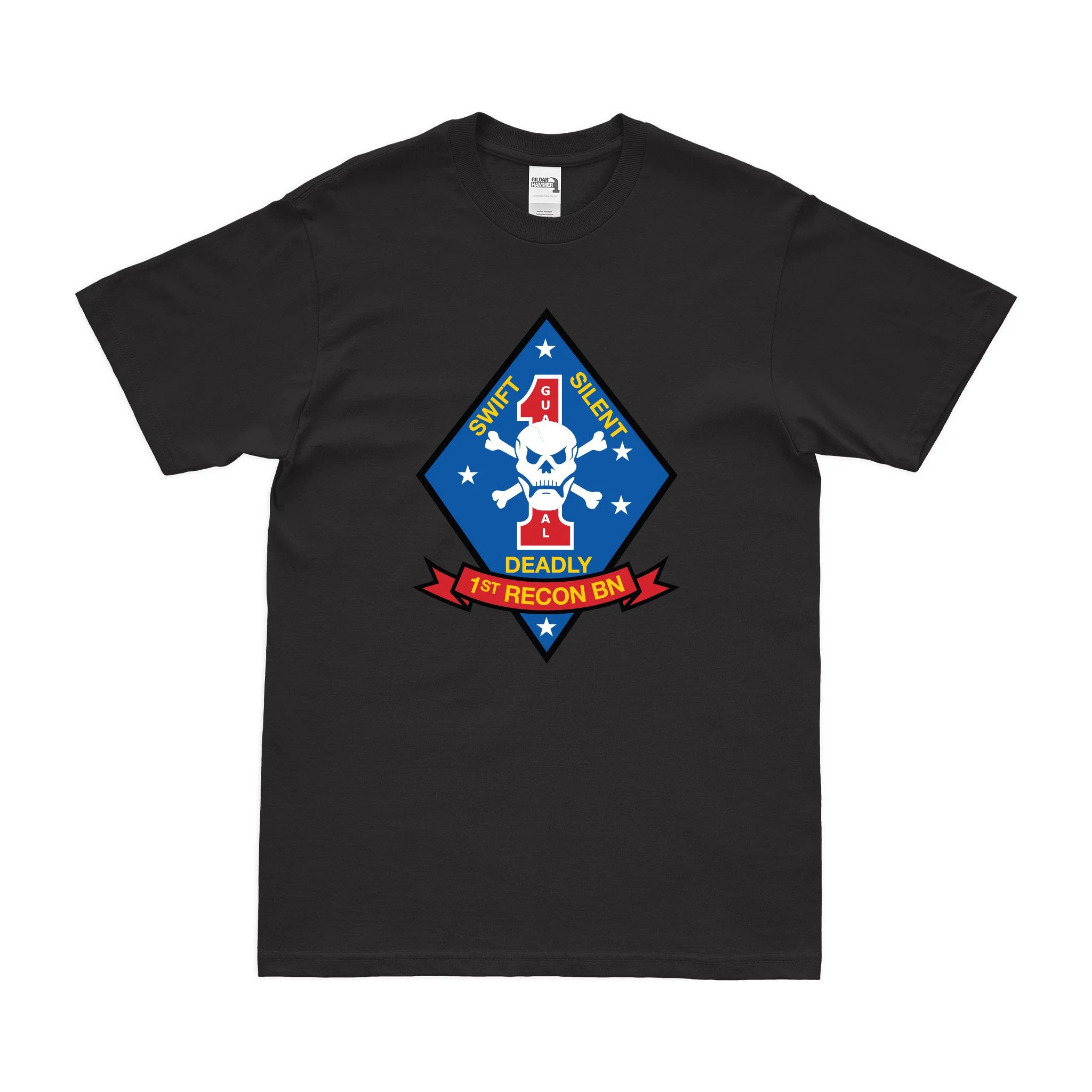 1st Recon Bn Emblem USMC T-Shirt
