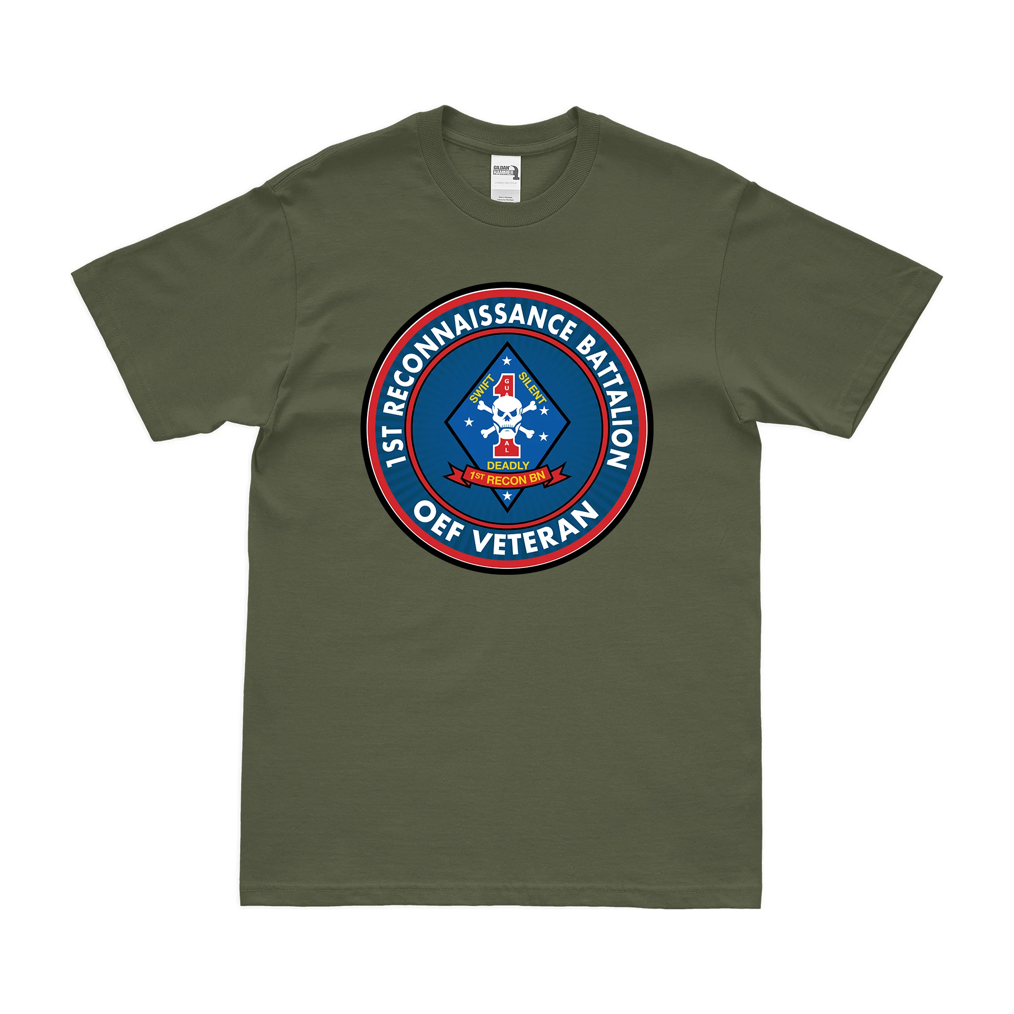 1st Recon Bn OEF Veteran T-Shirt - Image 2