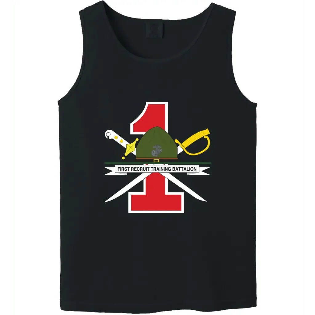 1st Recruit Training Battalion USMC Unit Logo Emblem Tank Top